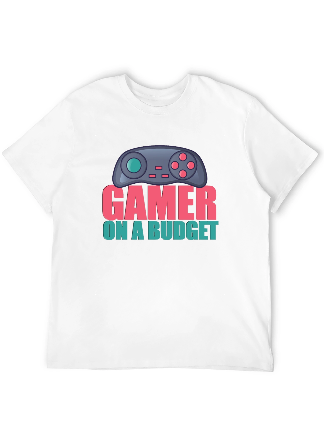 Gamer On A Budget T-Shirt - Black Cotton Tee