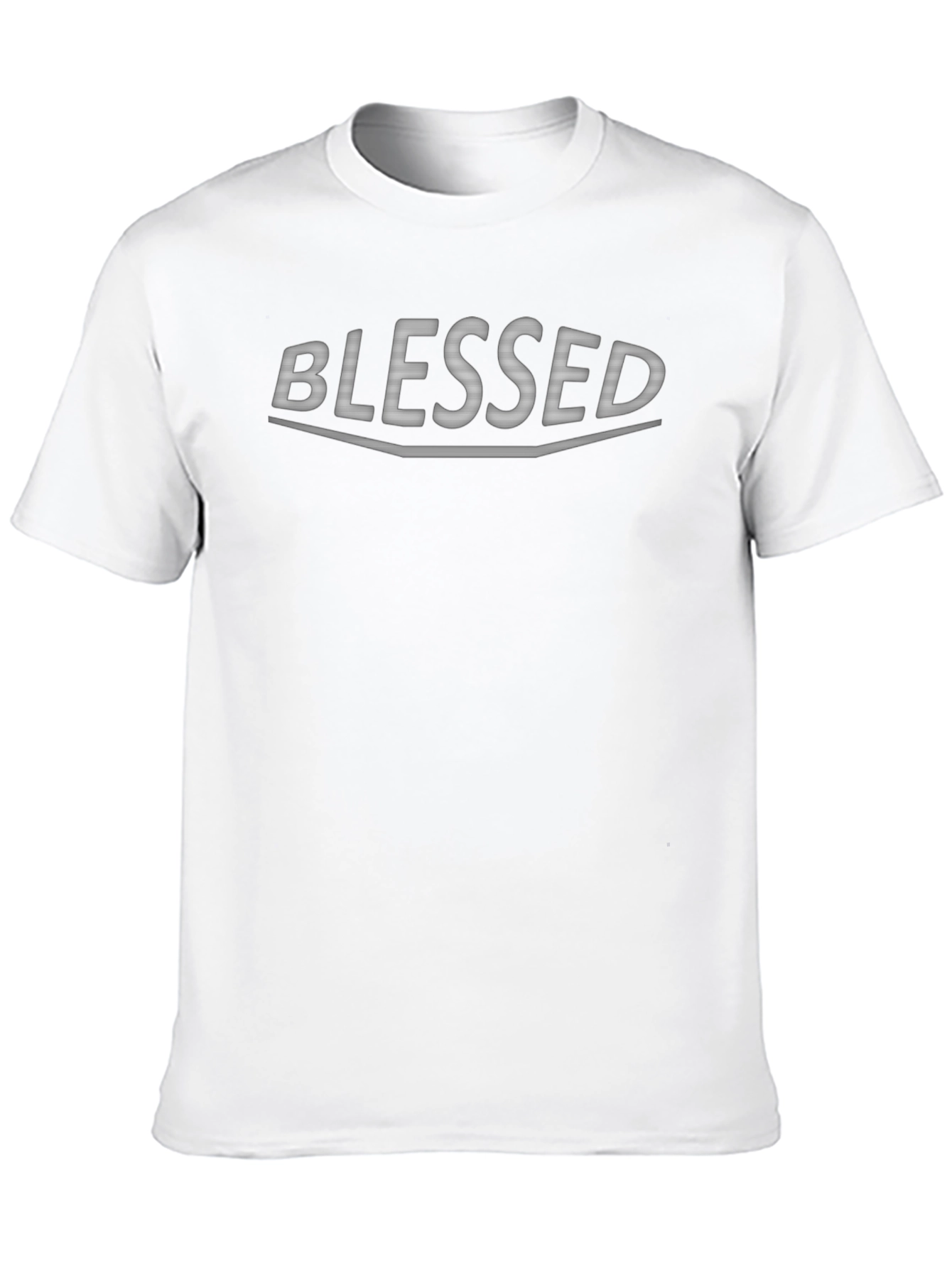 Blessed Graphic Tee - Stylish Mens Black T-Shirt