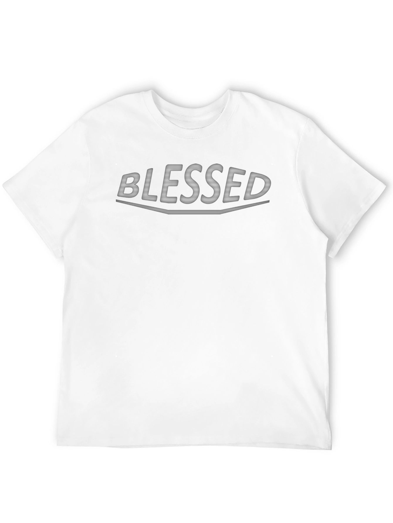 Blessed Graphic Tee - Stylish Mens Black T-Shirt