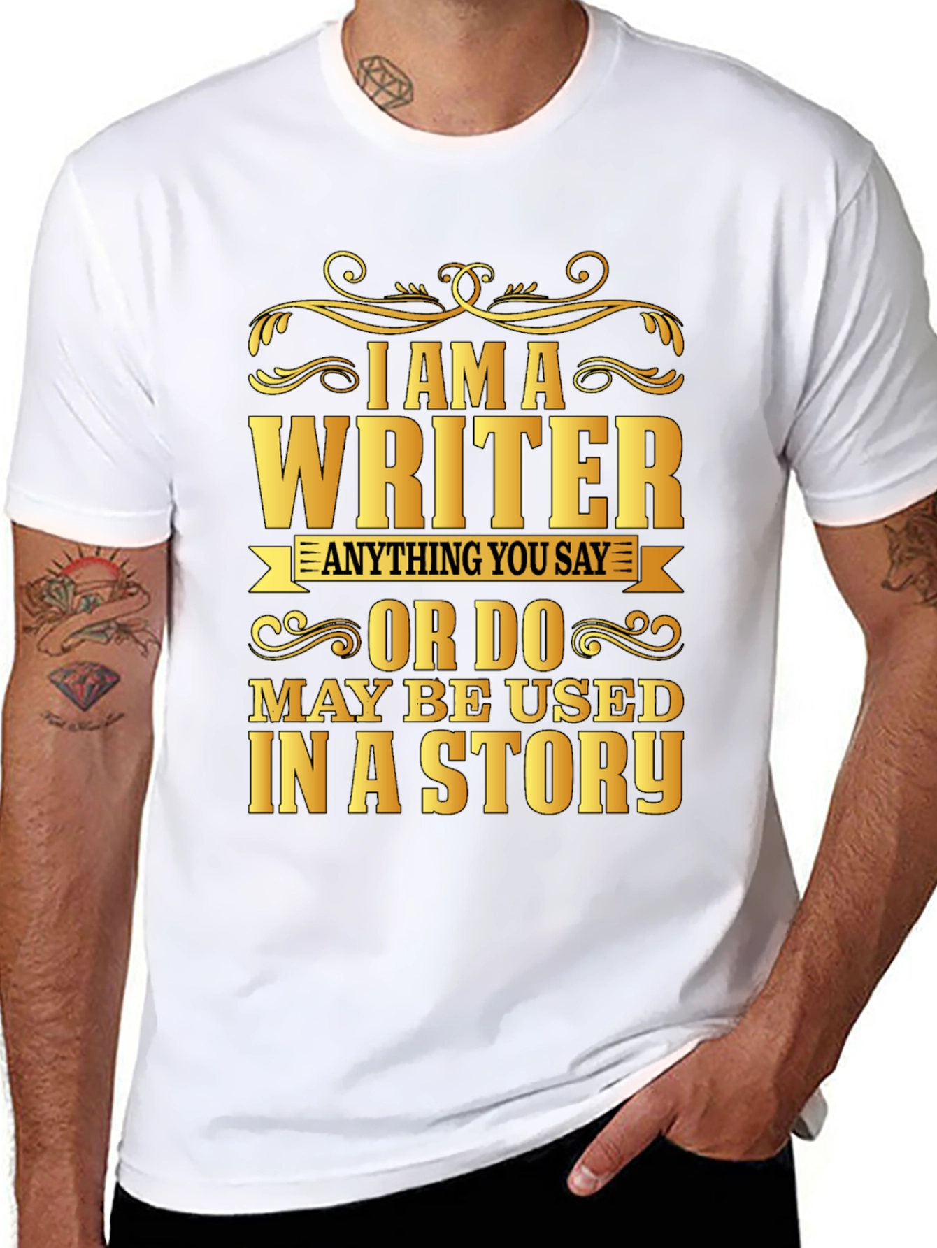 I Am A Writer Graphic Tee
