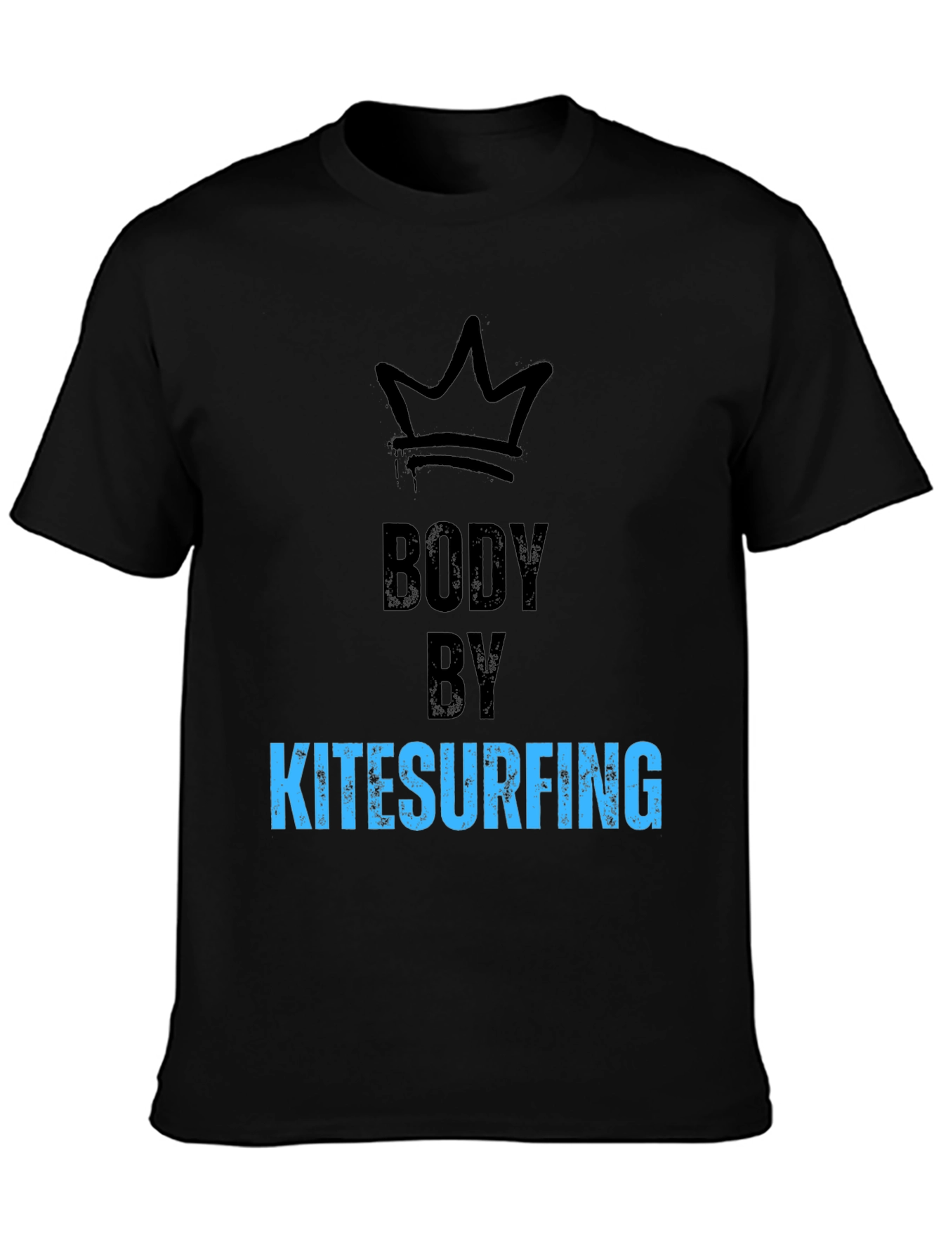 Body By Kitesurfing Black T-Shirt
