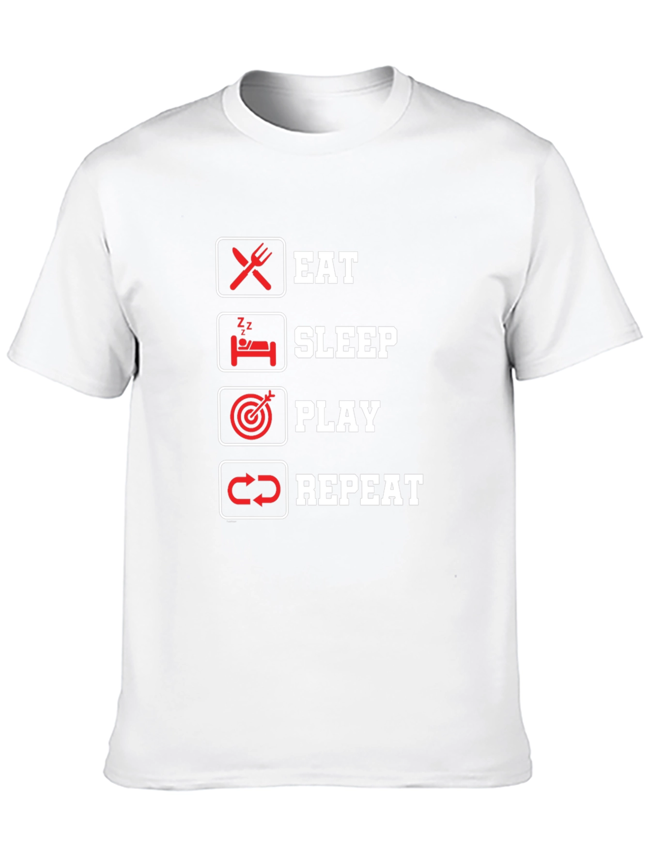 Eat Sleep Play Repeat T-Shirt - Gamer Lifestyle