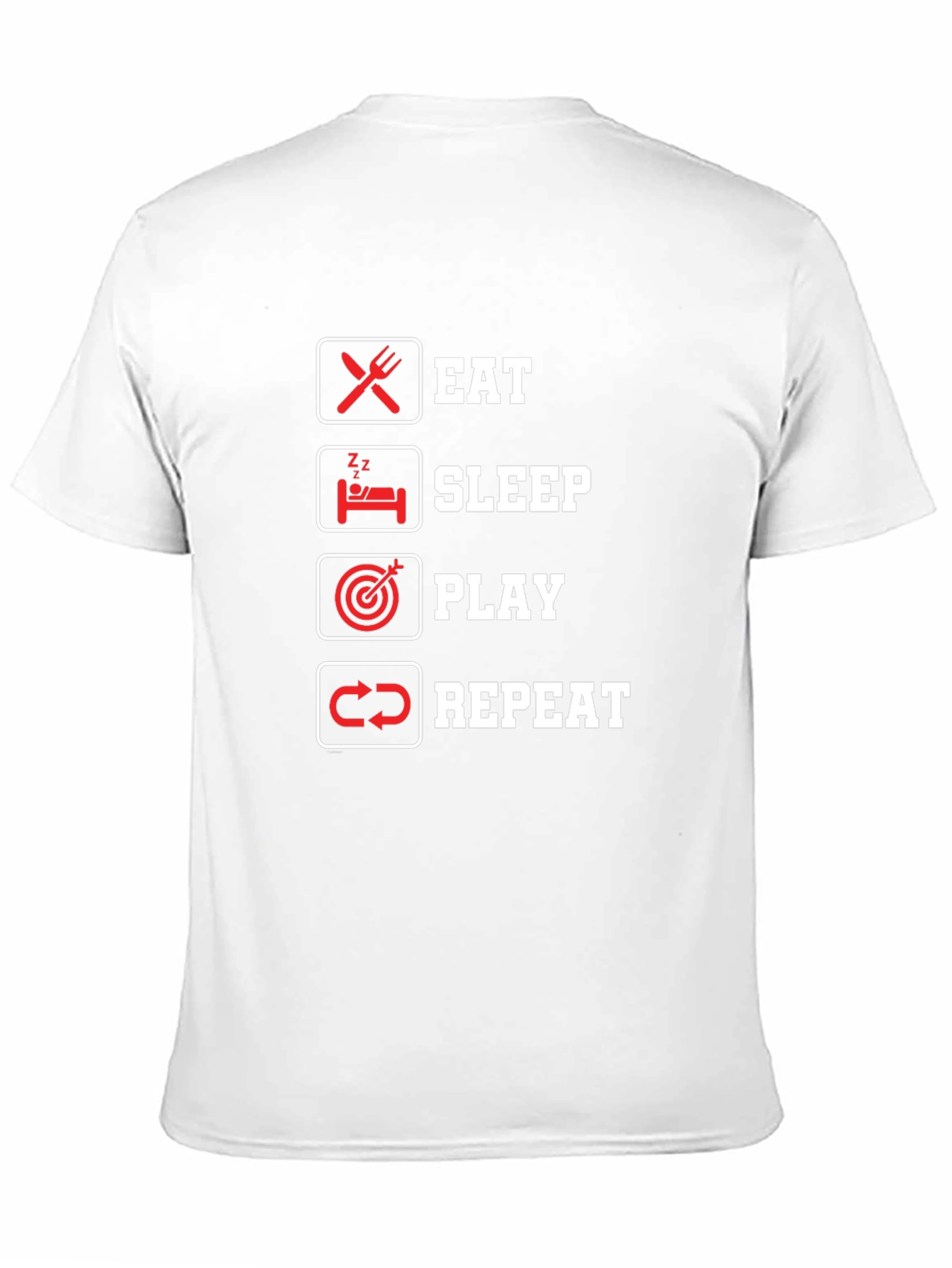 Eat Sleep Play Repeat T-Shirt - Gamer Lifestyle