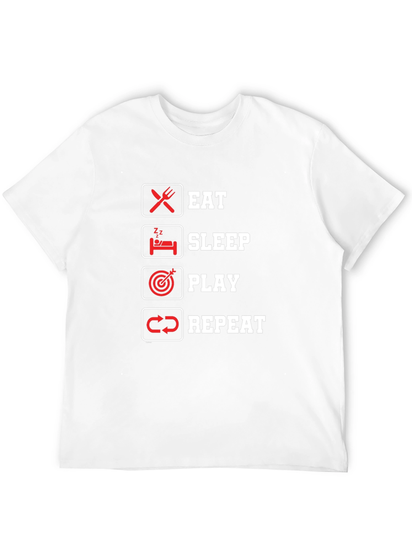 Eat Sleep Play Repeat T-Shirt - Gamer Lifestyle