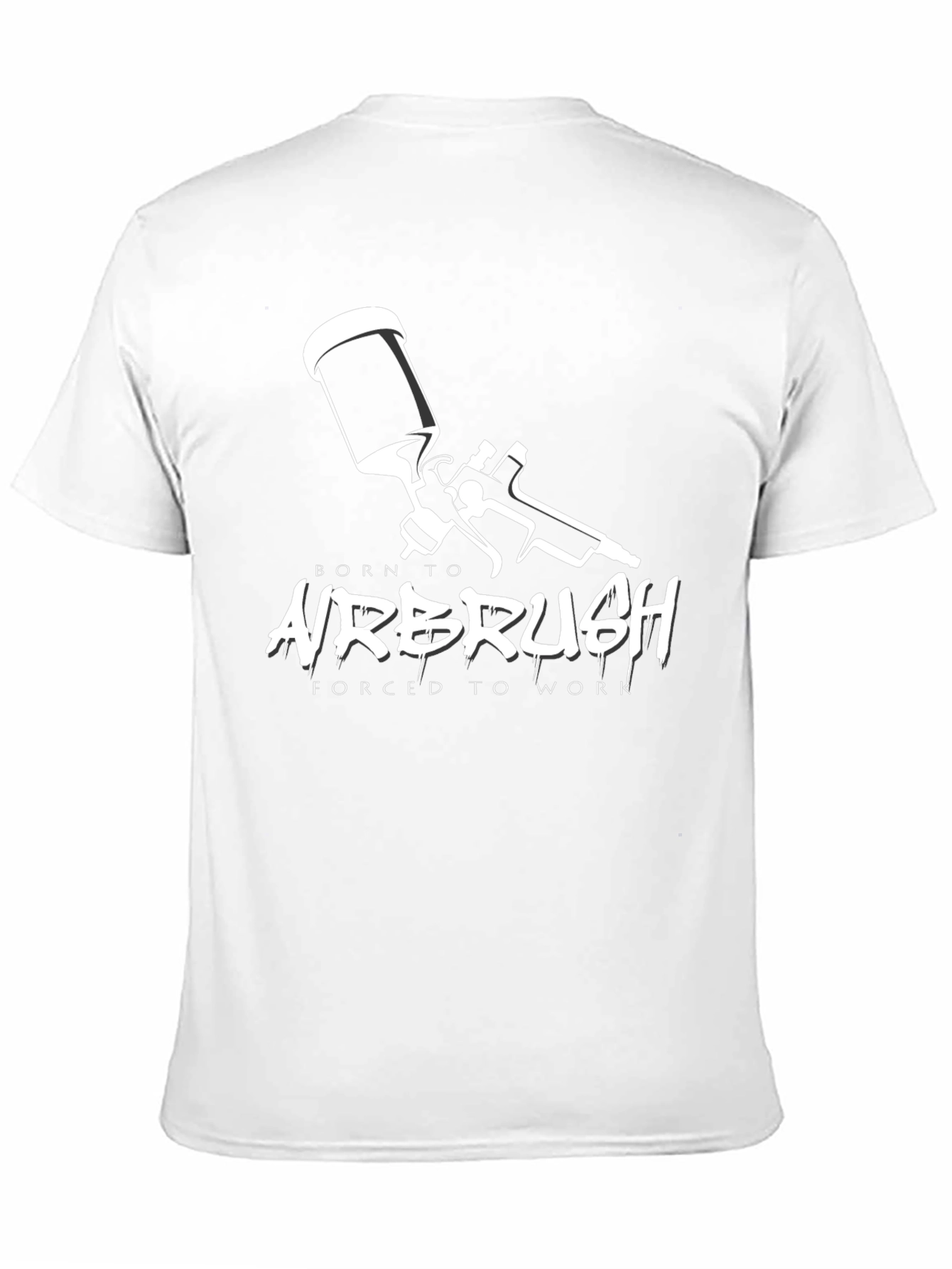 Born to Airbrush Black Graphic Tee