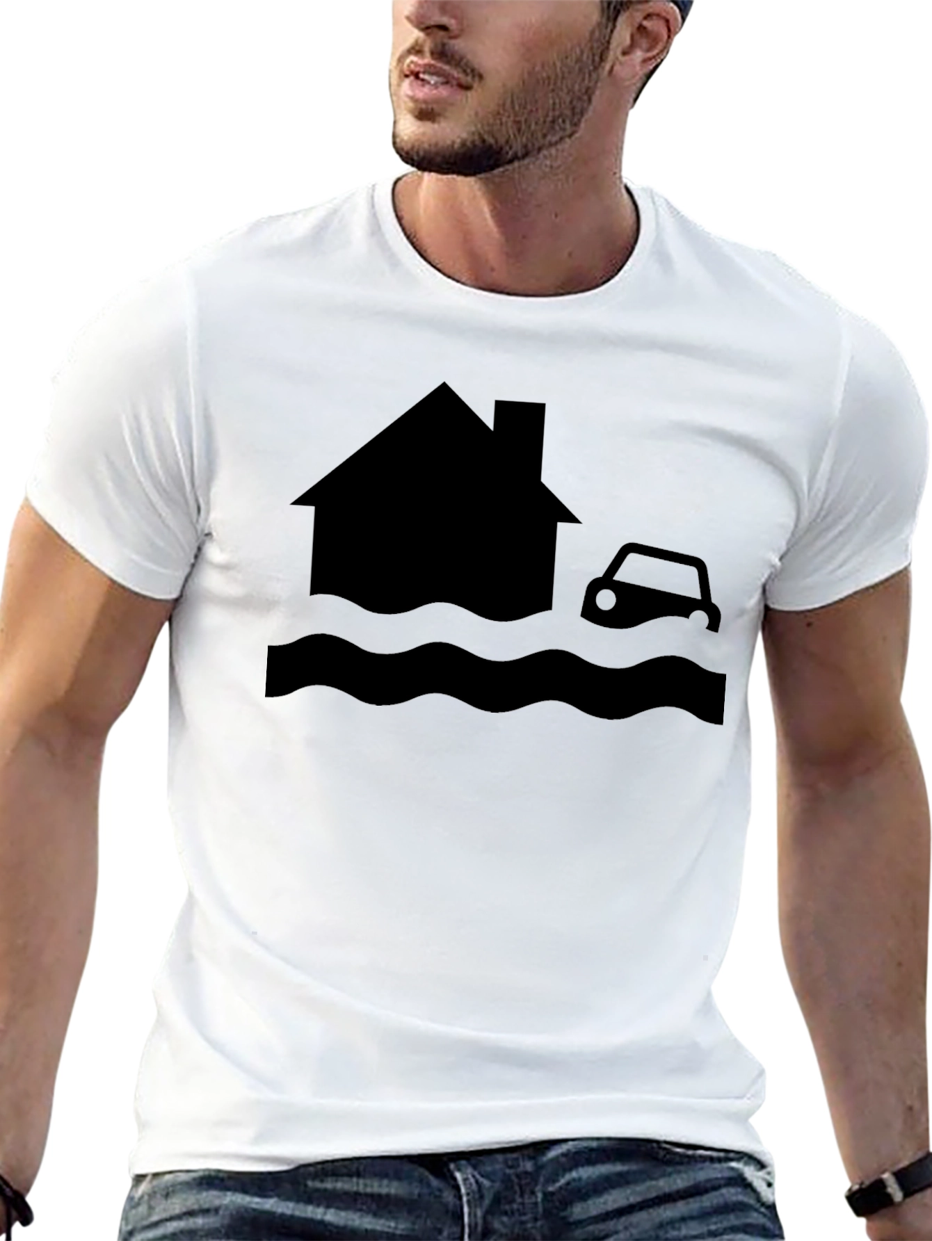 Flooded House Graphic T-Shirt