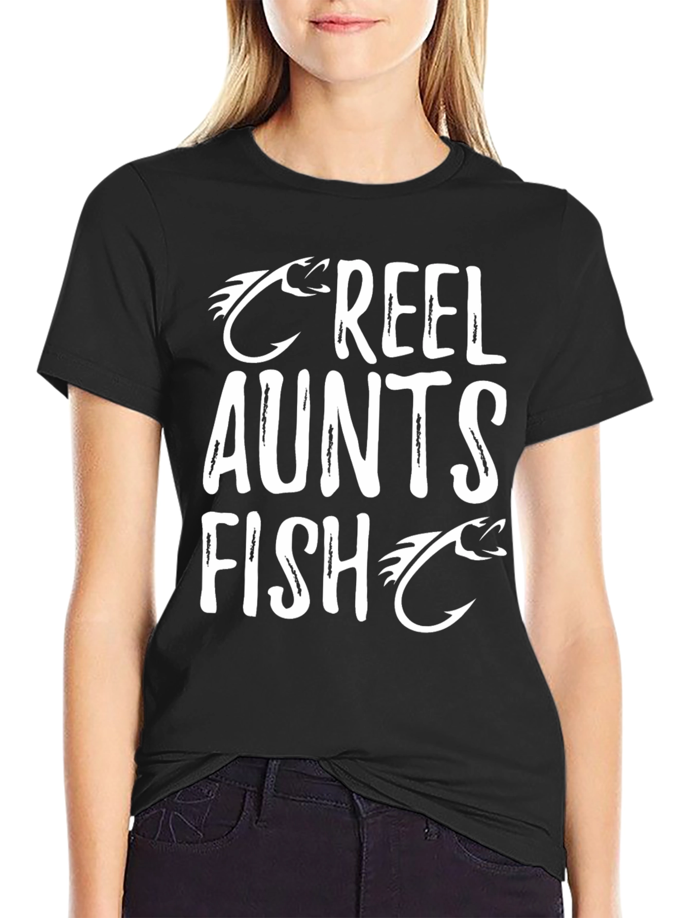 Reel Aunts Fish T-Shirt - Fun Fishing Apparel
