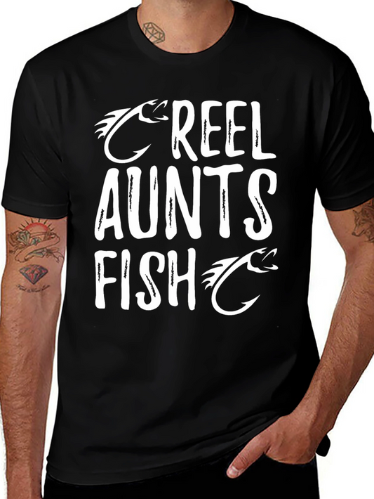 Reel Aunts Fish T-Shirt - Fun Fishing Apparel
