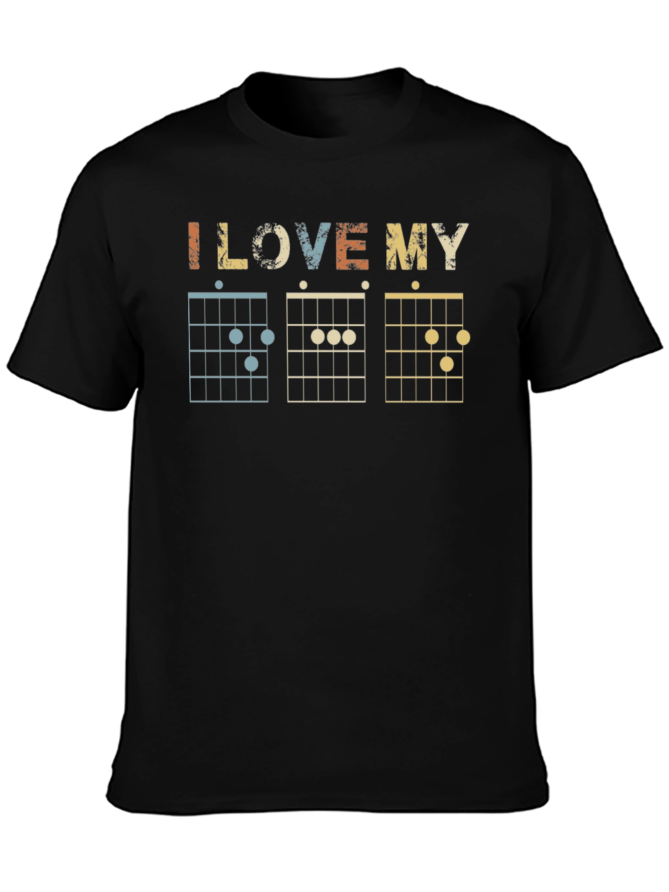 I Love My Chords Guitarist T-Shirt