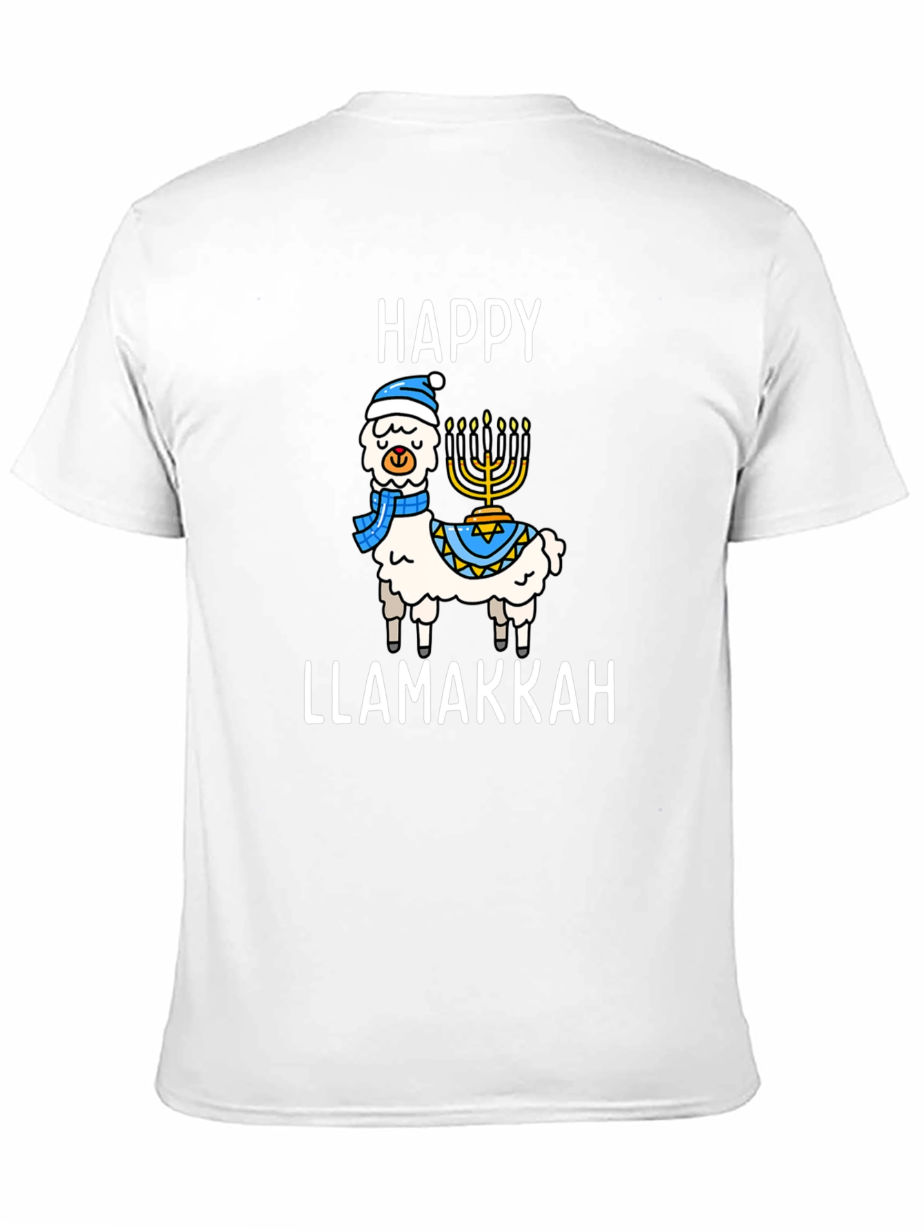 Happy Llamakkah T-Shirt: Hanukkah Llama Tee