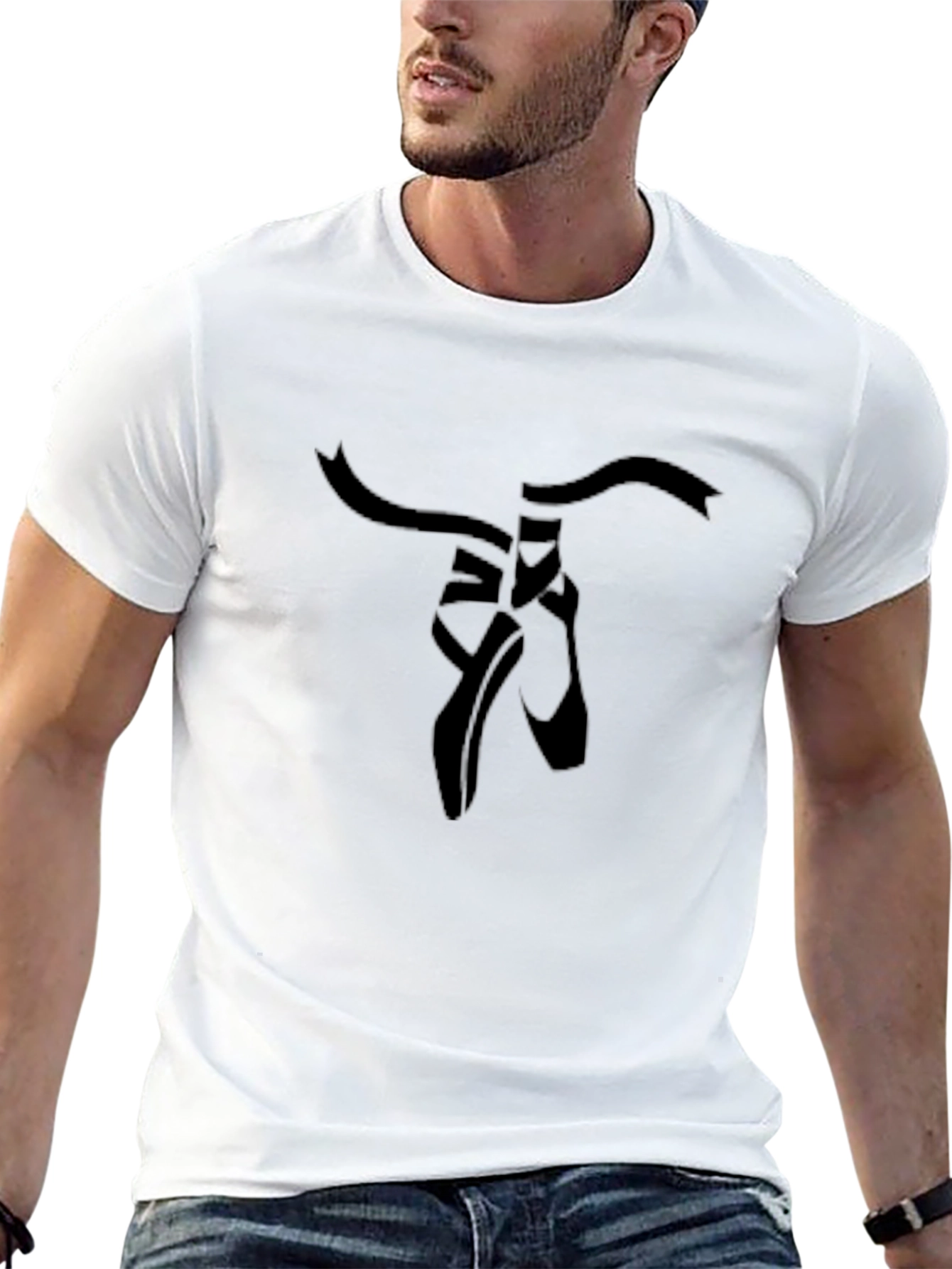 Ballet Shoe Tee - Dancers Black T-Shirt