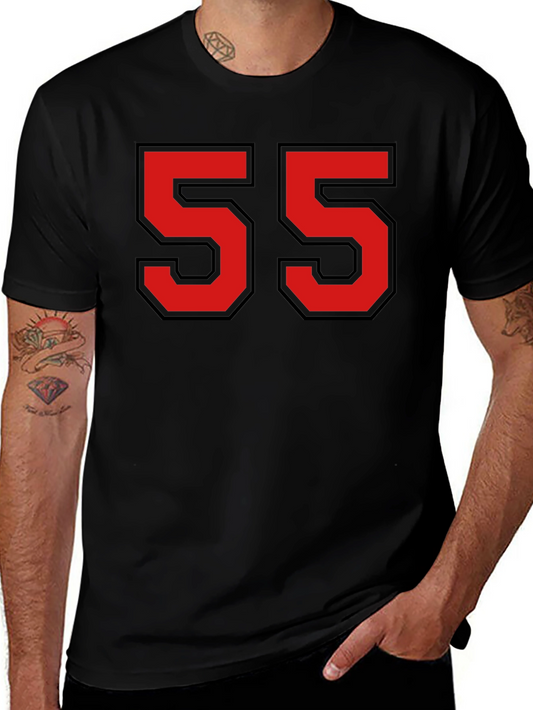 Retro Number 55 Graphic T-Shirt