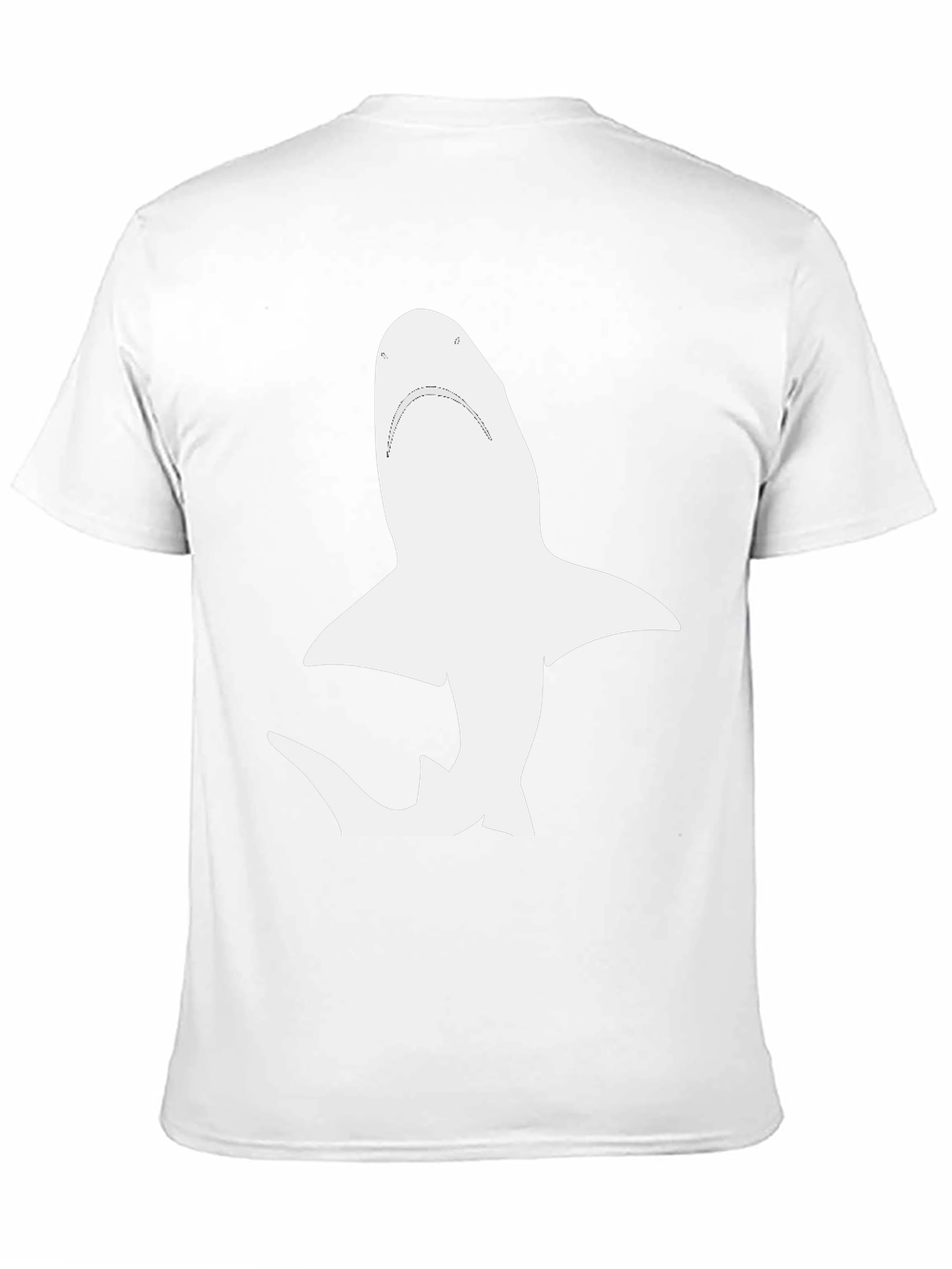 Shark Graphic Black T-Shirt - Mens Casual Wear
