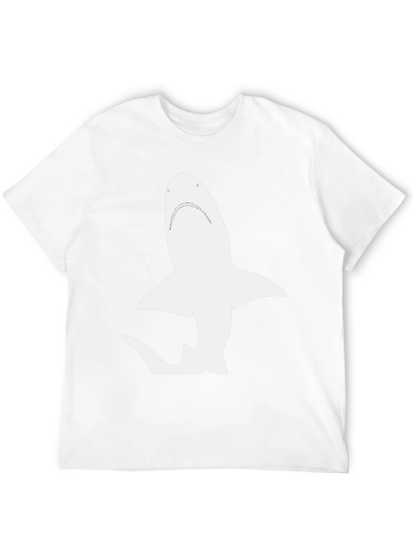 Shark Graphic Black T-Shirt - Mens Casual Wear