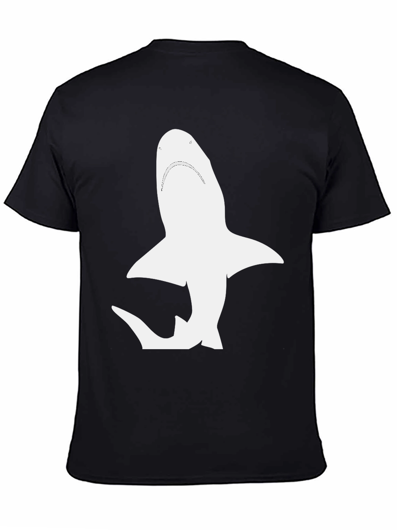 Shark Graphic Black T-Shirt - Mens Casual Wear