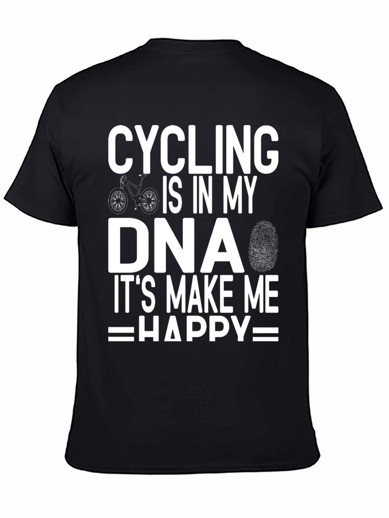 Cycling DNA T-Shirt - Ride Happy!