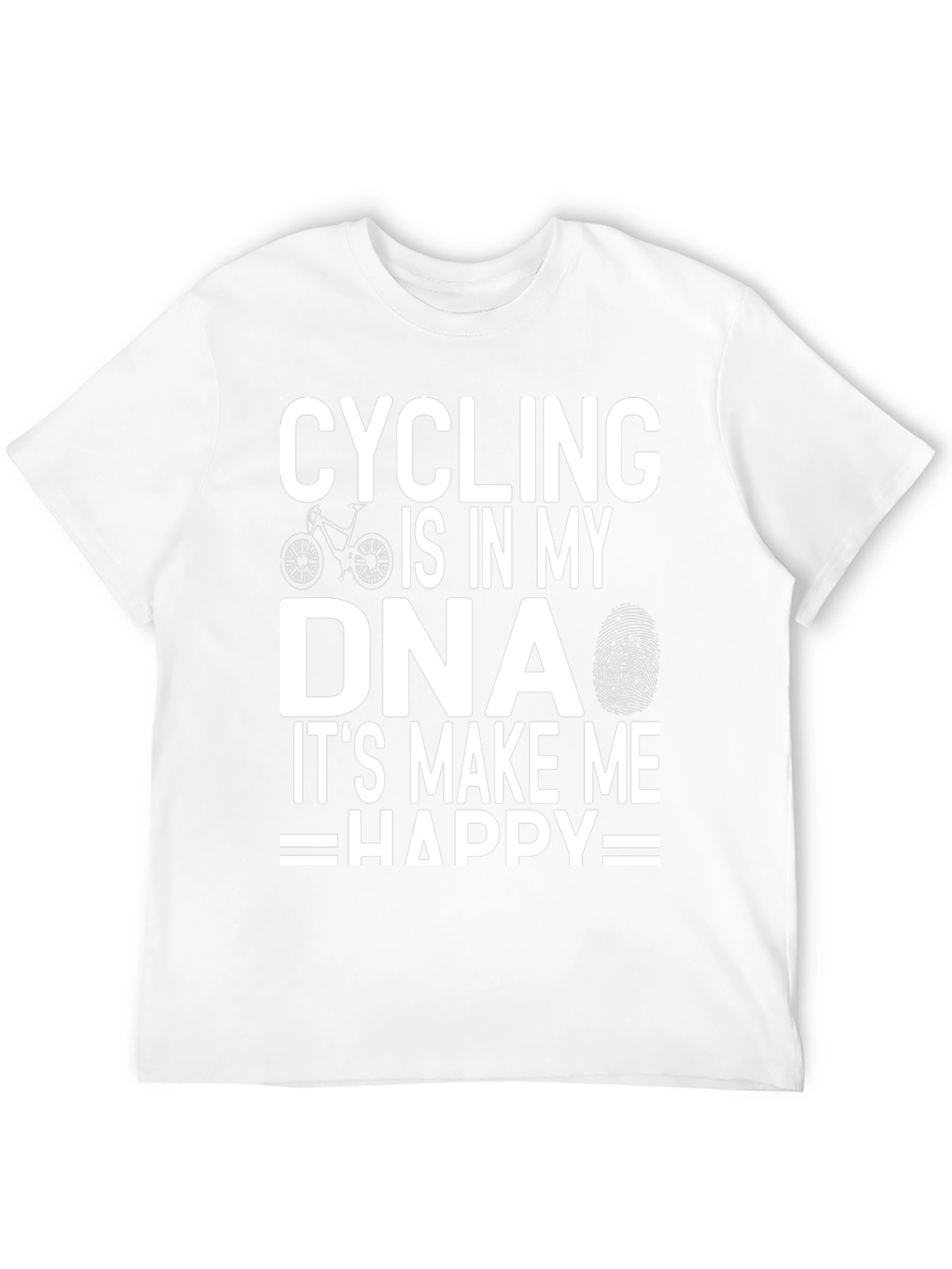 Cycling DNA T-Shirt - Ride Happy!
