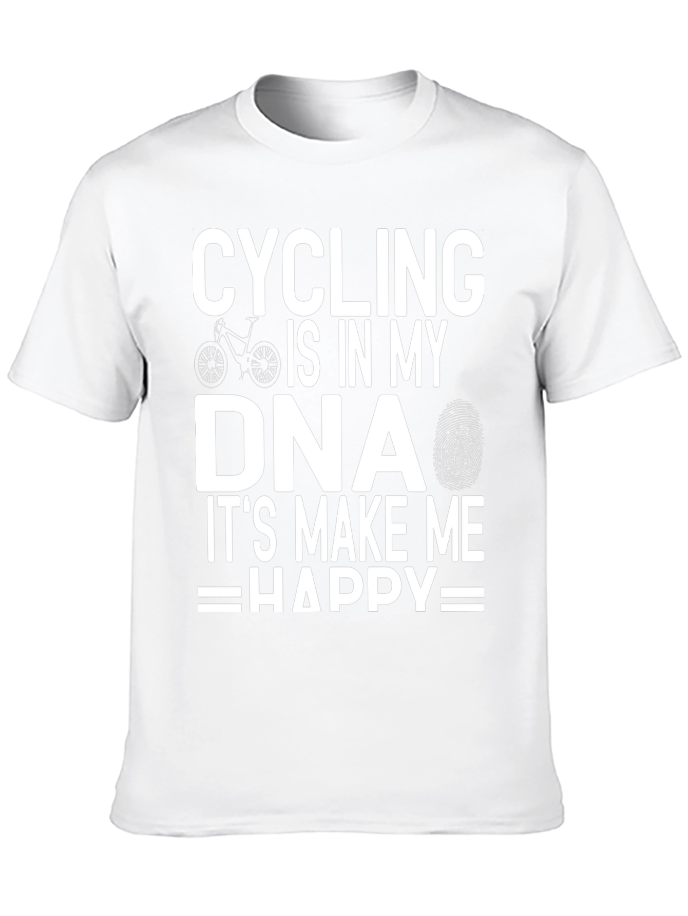 Cycling DNA T-Shirt - Ride Happy!