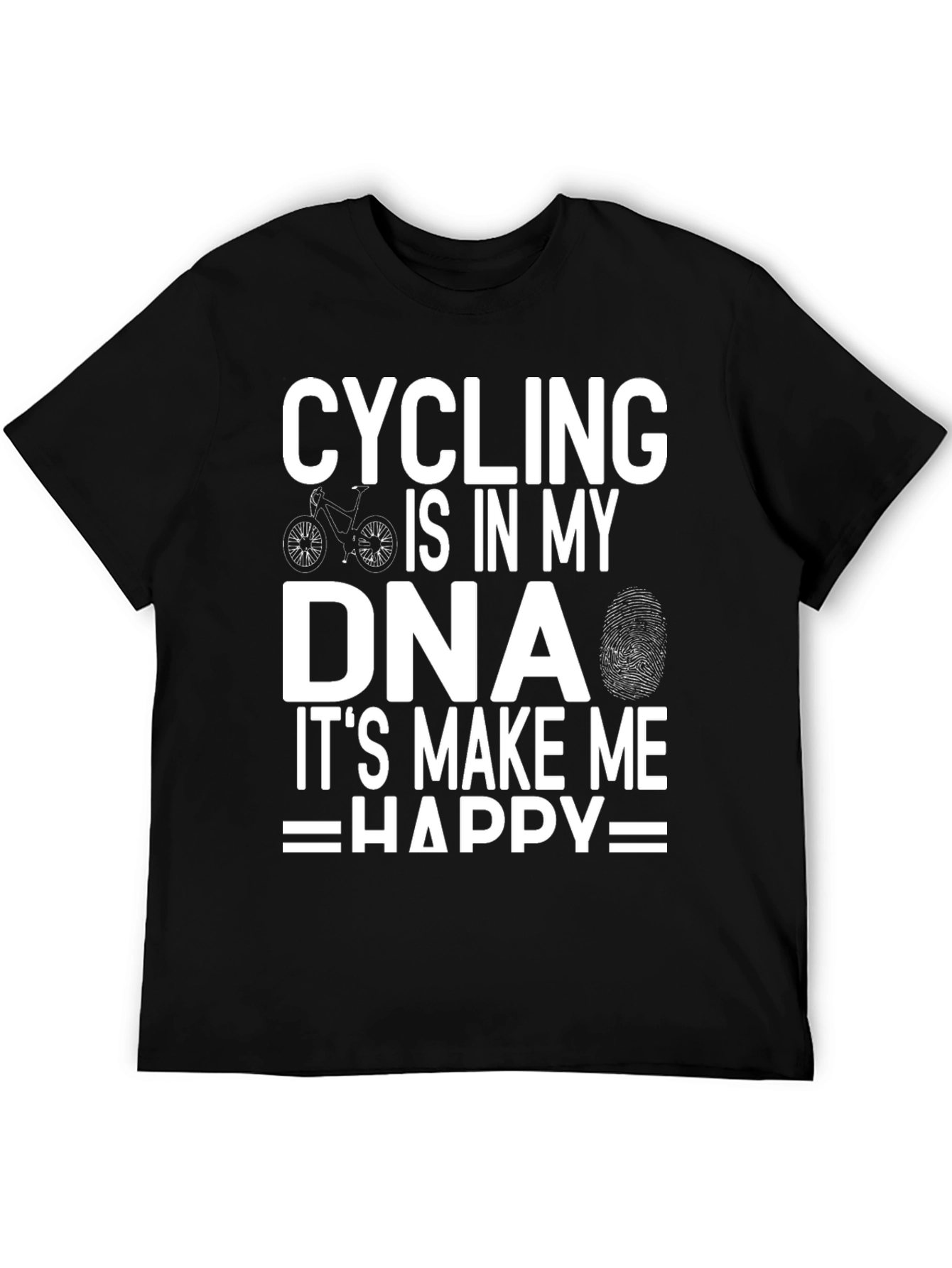 Cycling DNA T-Shirt - Ride Happy!