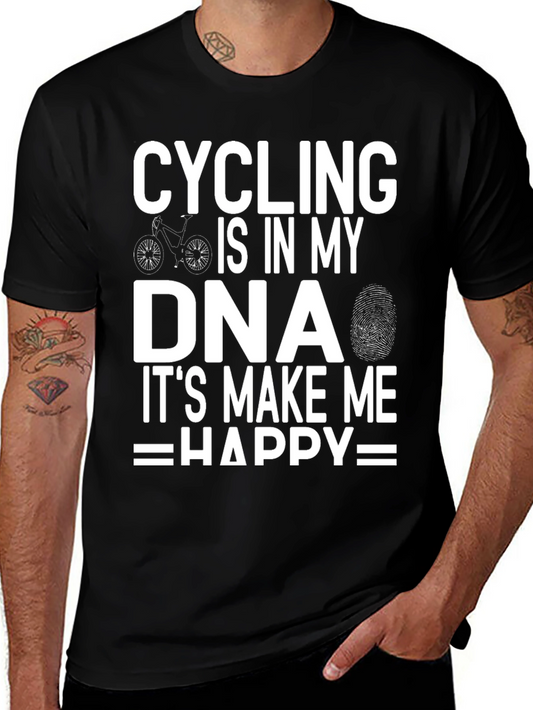 Cycling DNA T-Shirt - Ride Happy!