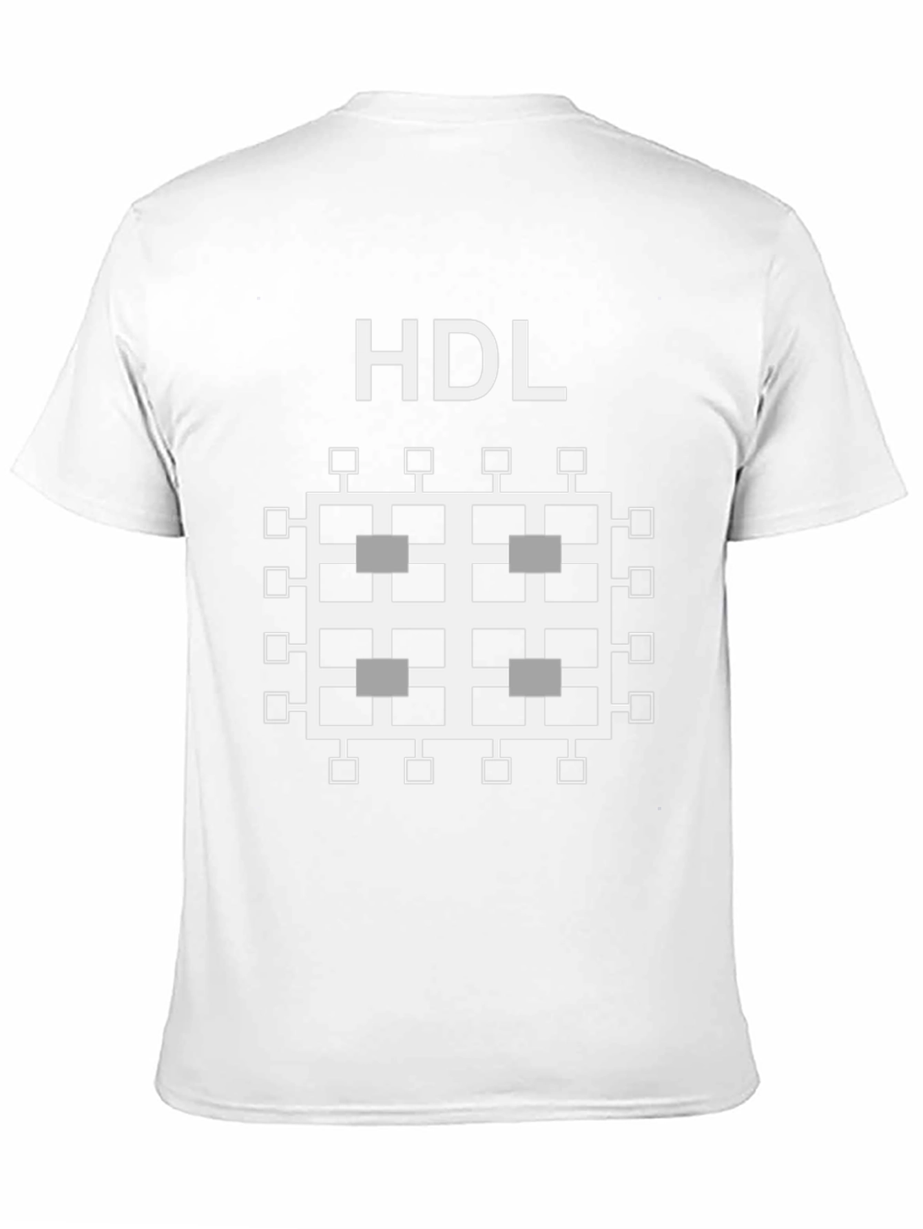 HDL Computer Chip T-Shirt - Black