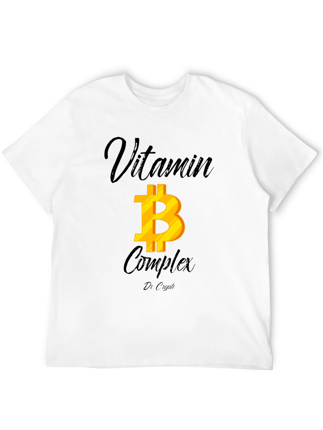 Bitcoin Vitamin B Complex Black T-Shirt