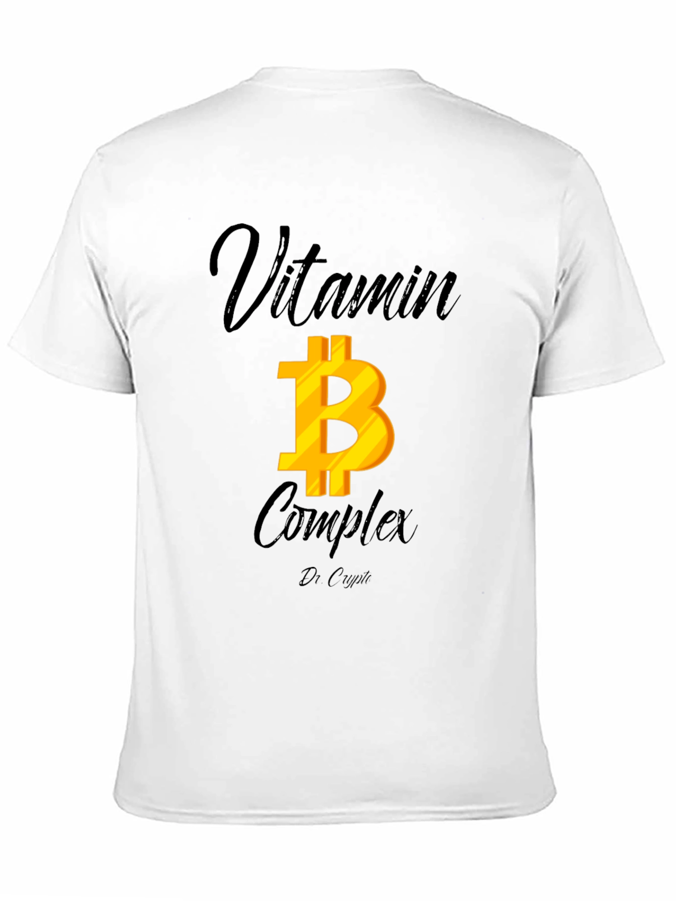 Bitcoin Vitamin B Complex Black T-Shirt