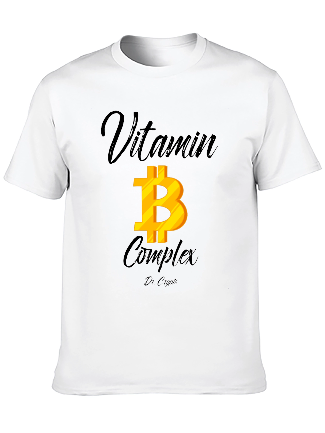 Bitcoin Vitamin B Complex Black T-Shirt