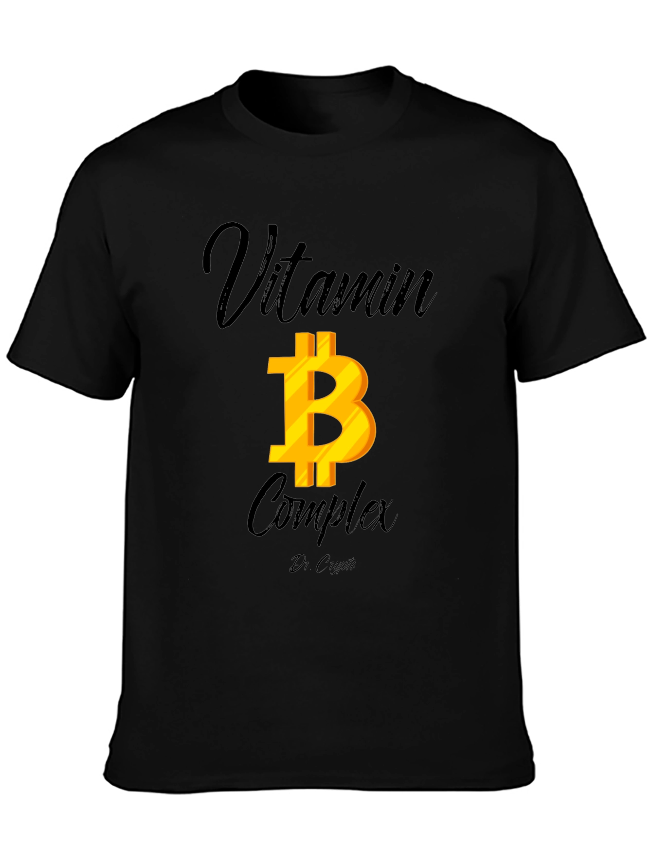 Bitcoin Vitamin B Complex Black T-Shirt