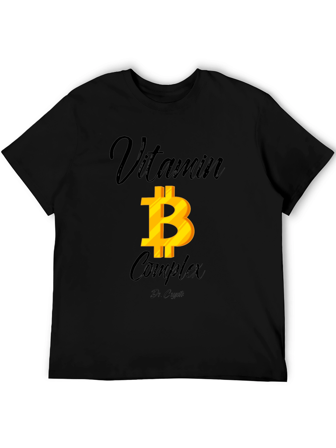 Bitcoin Vitamin B Complex Black T-Shirt