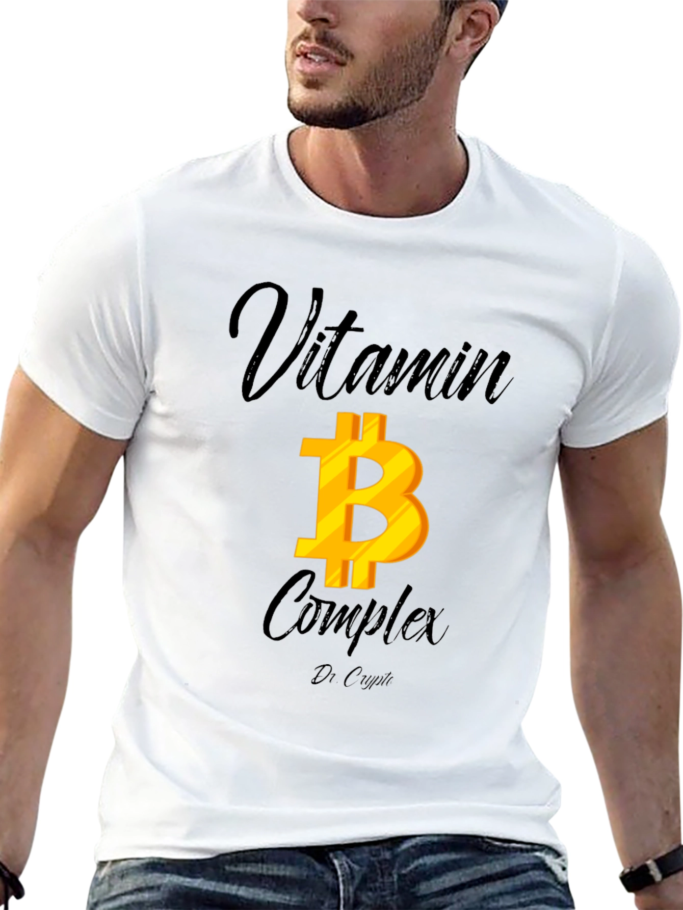 Bitcoin Vitamin B Complex Black T-Shirt