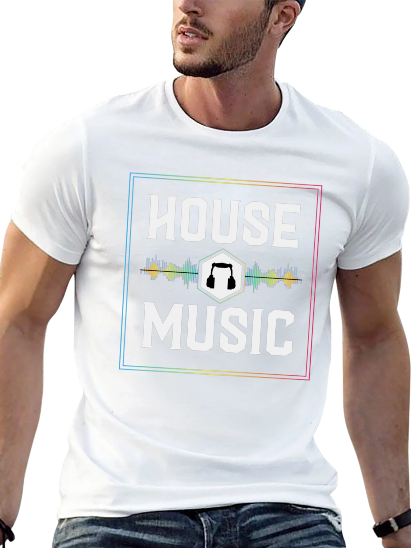 House Music T-Shirt - DJ Headphones Graphic Tee