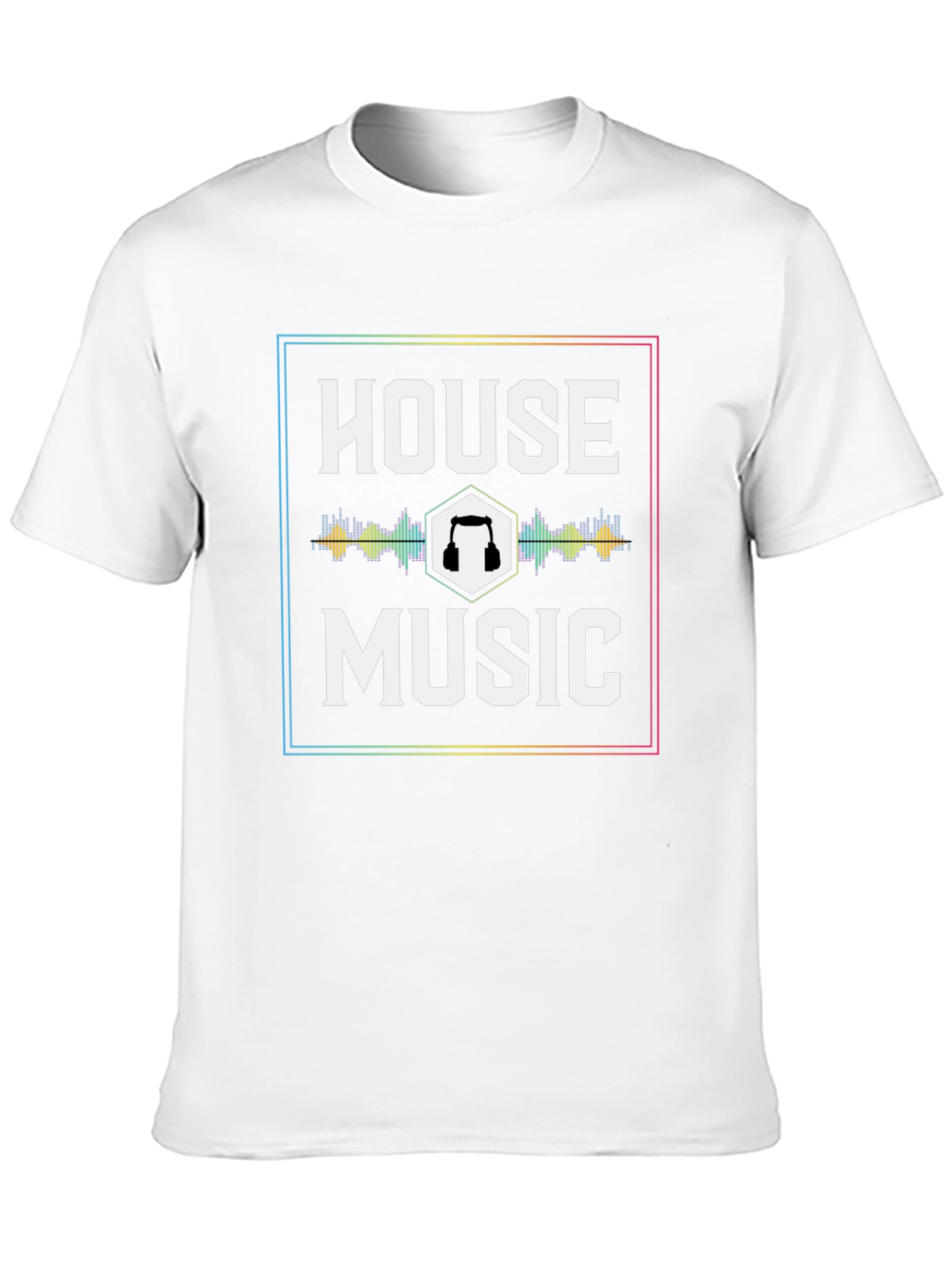House Music T-Shirt - DJ Headphones Graphic Tee