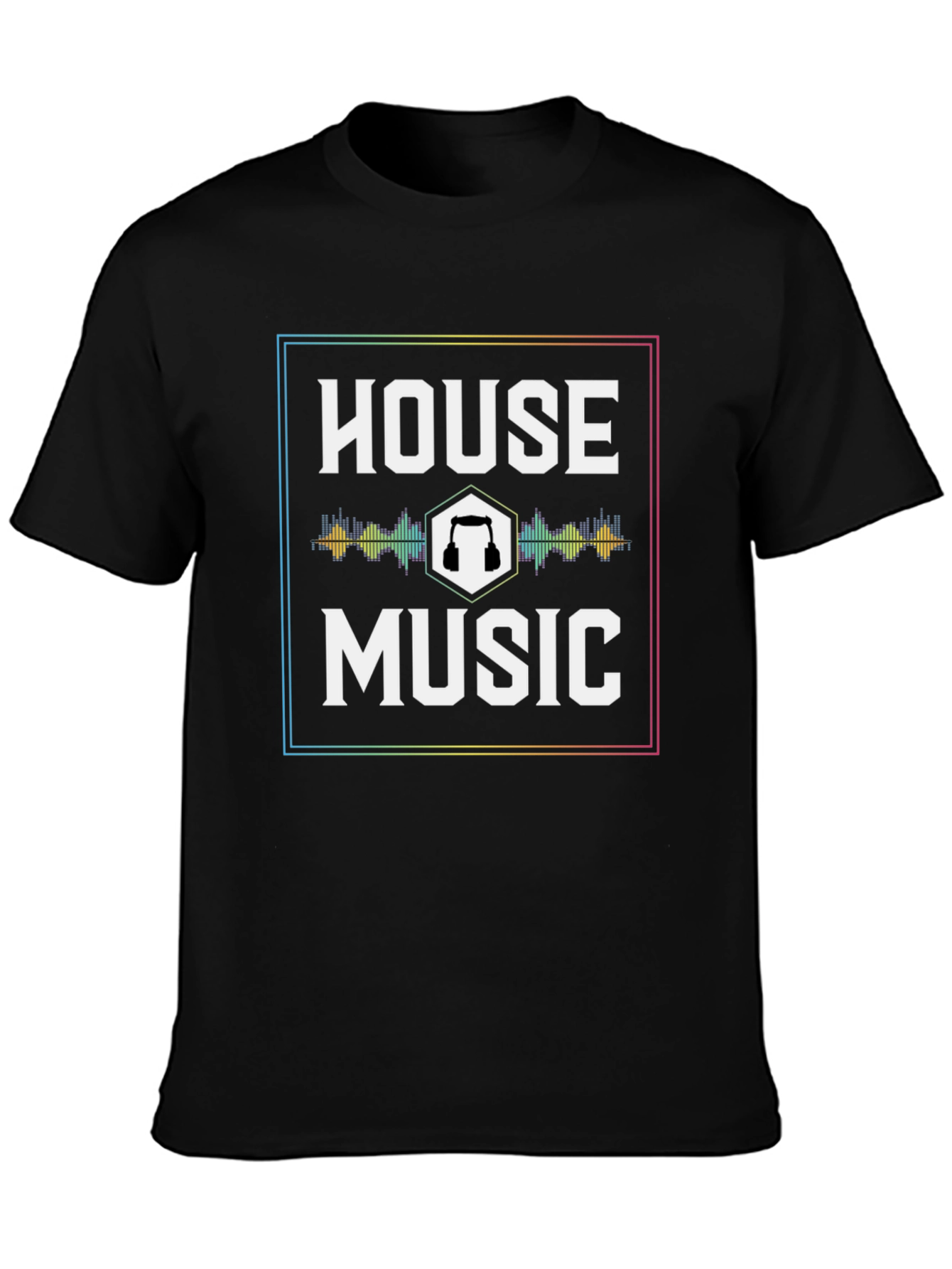 House Music T-Shirt - DJ Headphones Graphic Tee