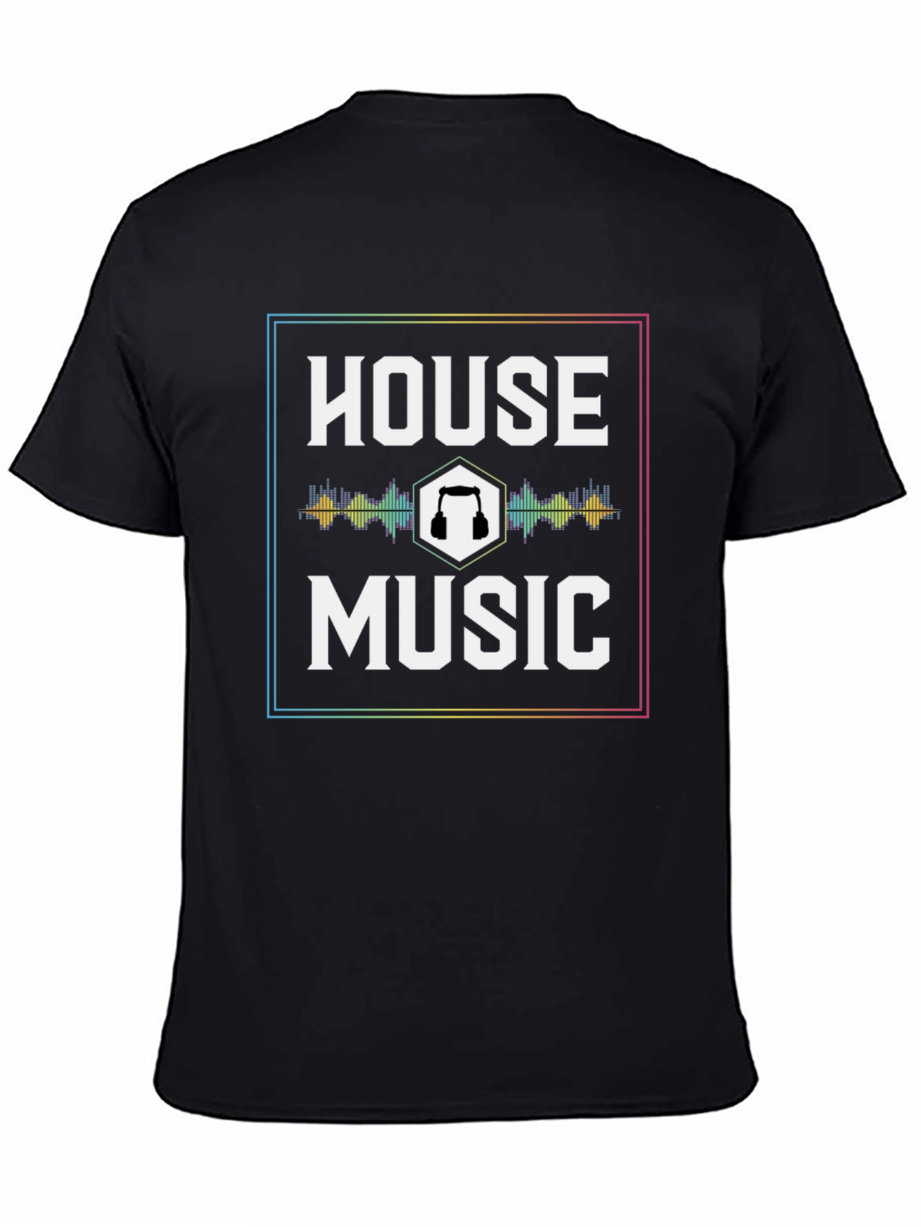 House Music T-Shirt - DJ Headphones Graphic Tee