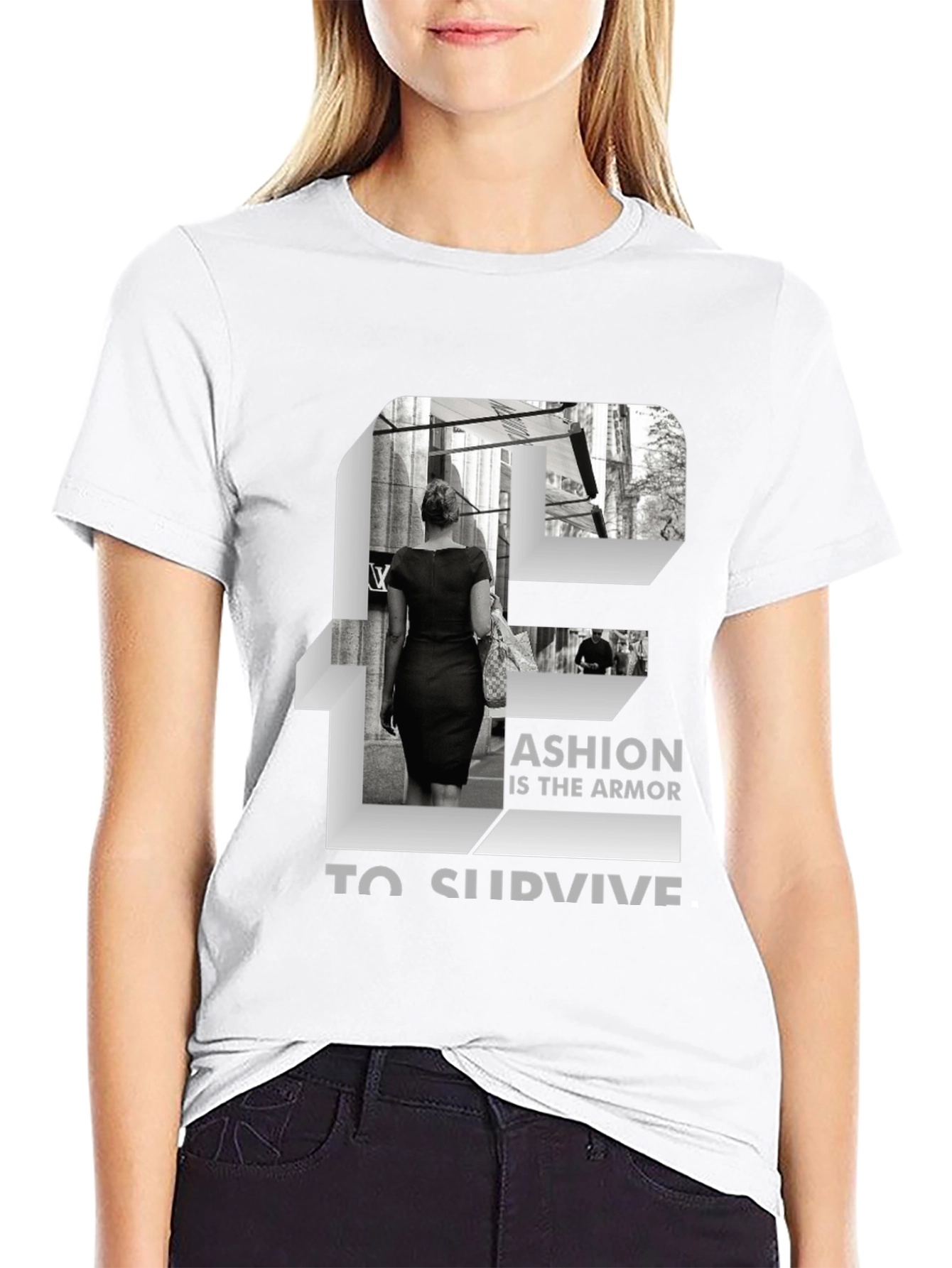 Fashion Armor Tee - Stylish Black Cotton T-Shirt