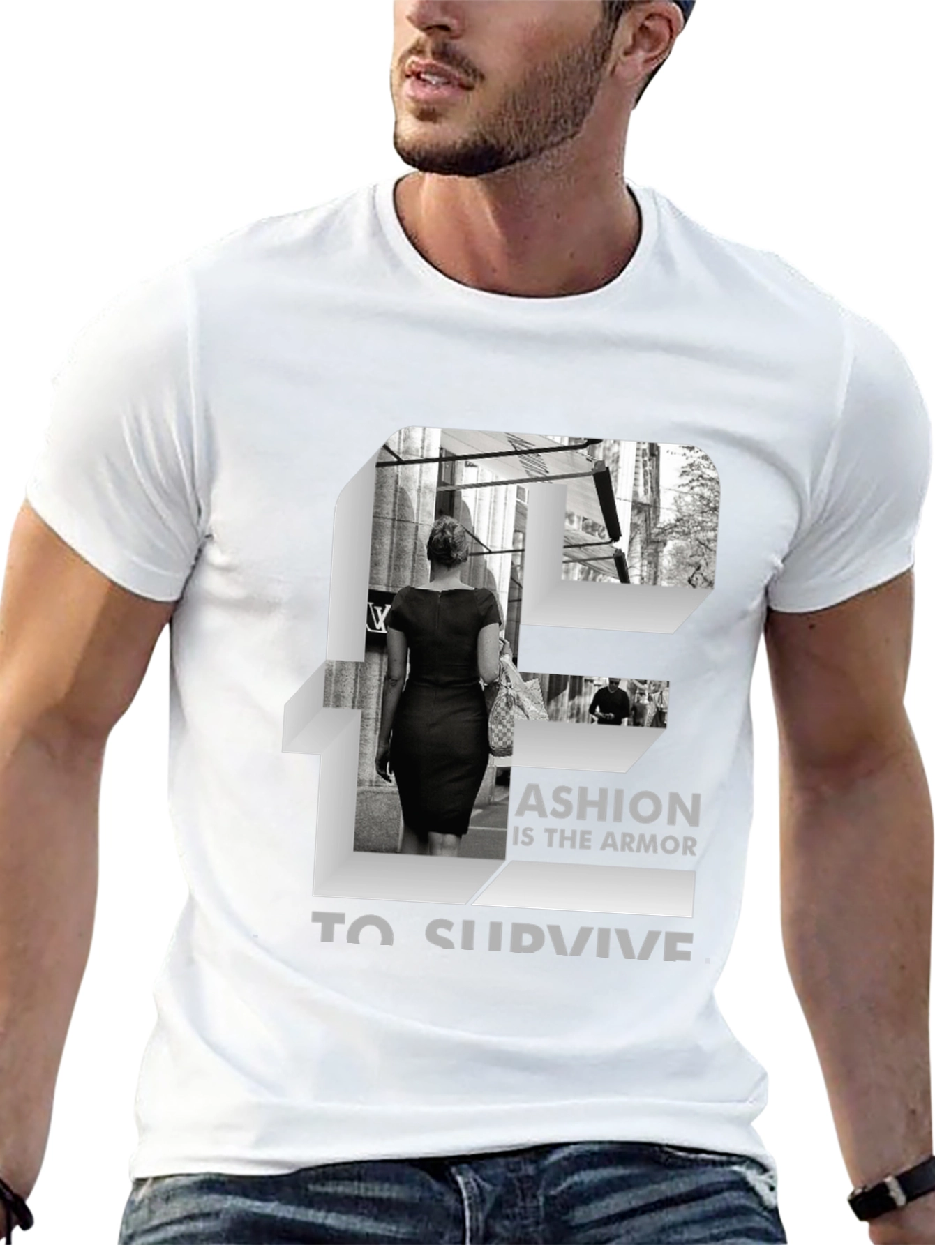 Fashion Armor Tee - Stylish Black Cotton T-Shirt