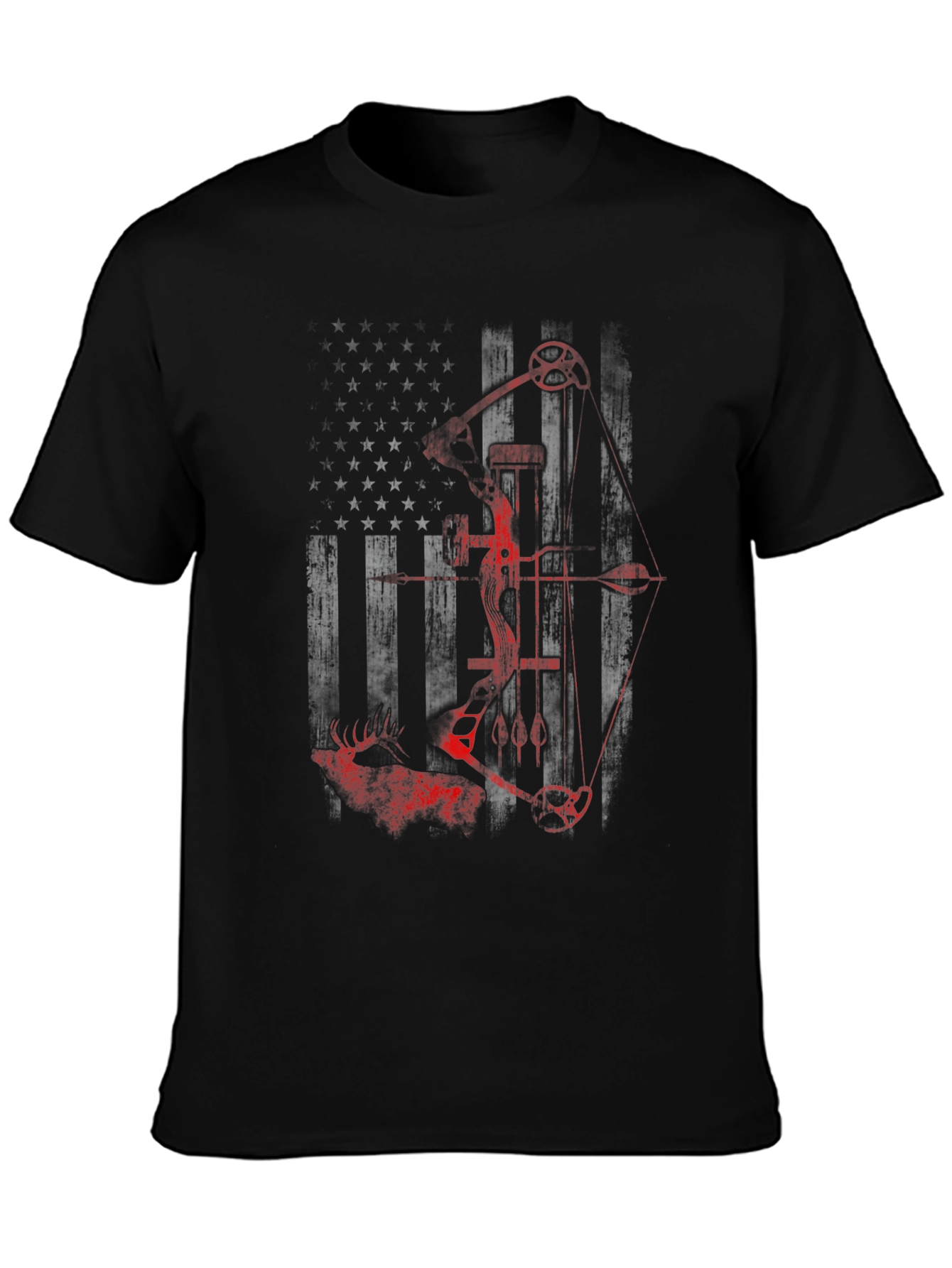 American Bowhunter Graphic Tee - Mens Black T-Shirt