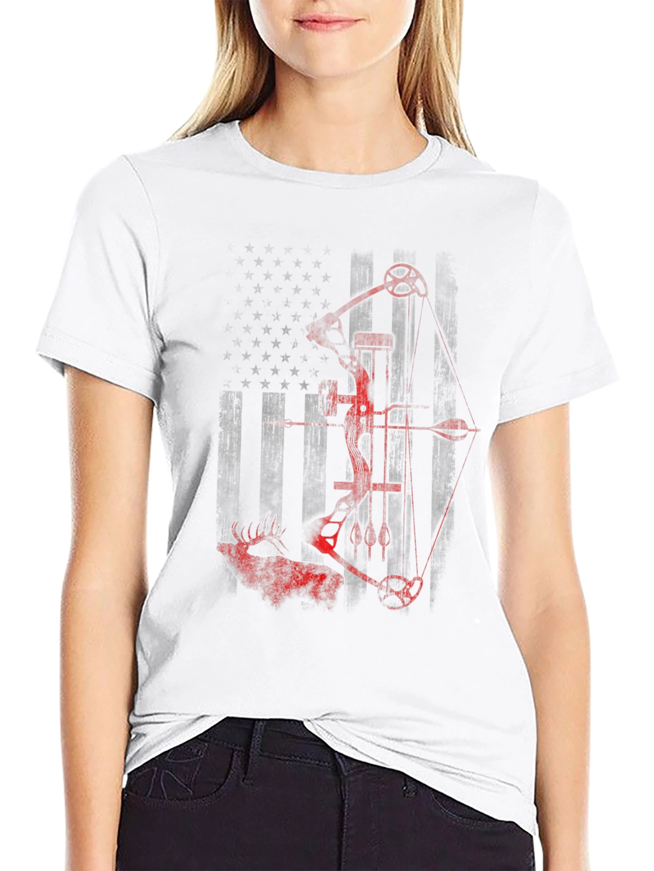 American Bowhunter Graphic Tee - Mens Black T-Shirt