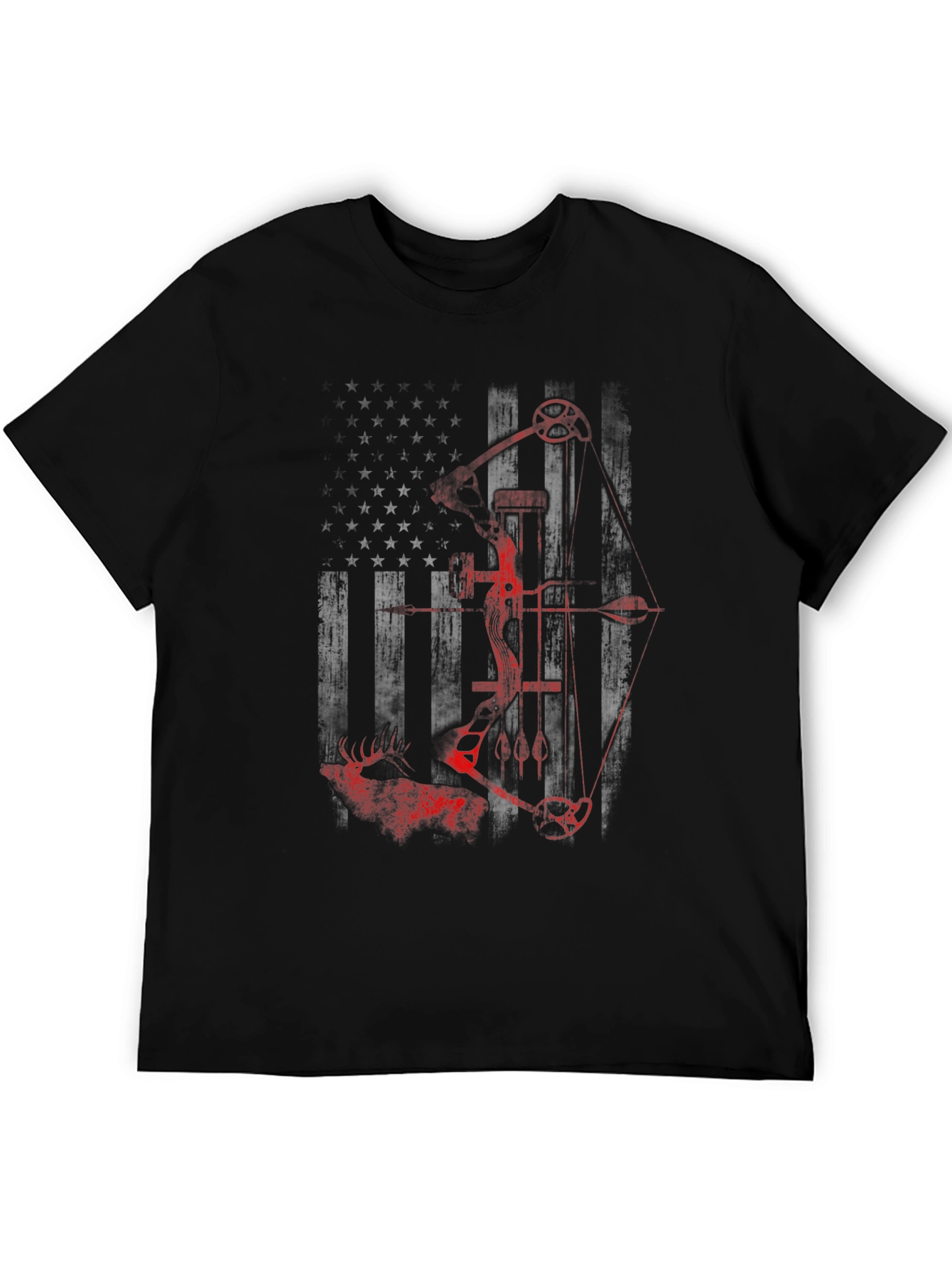 American Bowhunter Graphic Tee - Mens Black T-Shirt