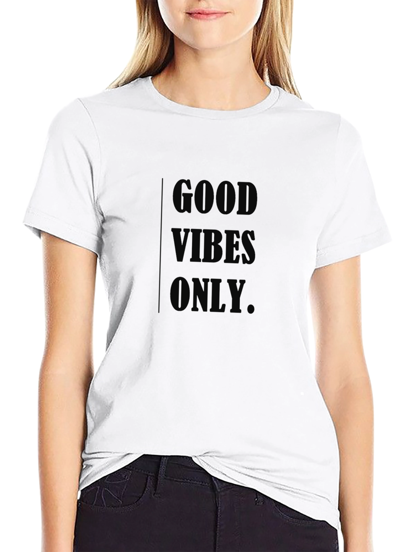 Good Vibes Only Black T-Shirt