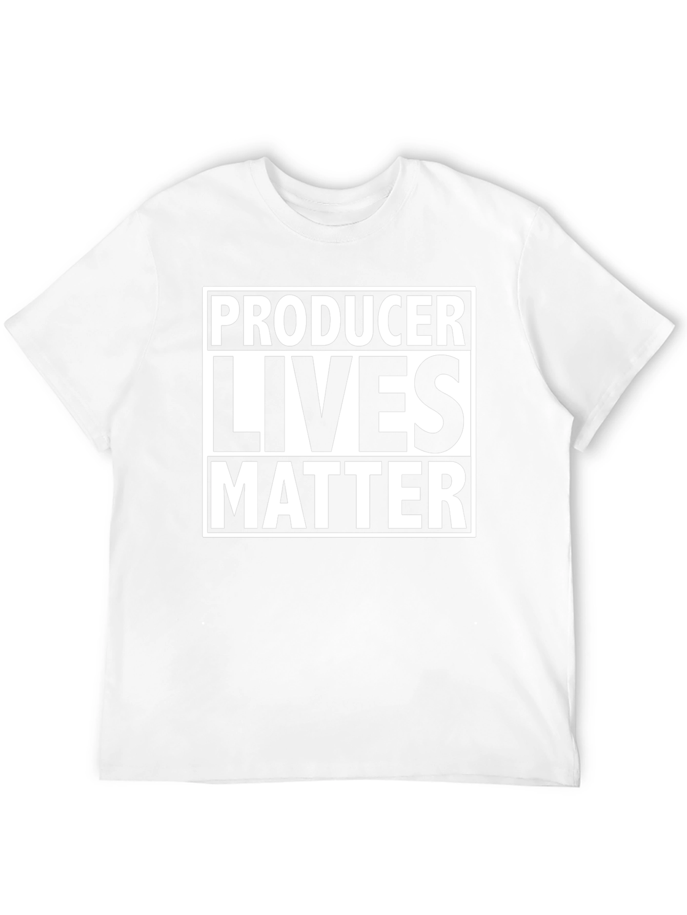 Producer Lives Matter Graphic Tee - Black T-Shirt