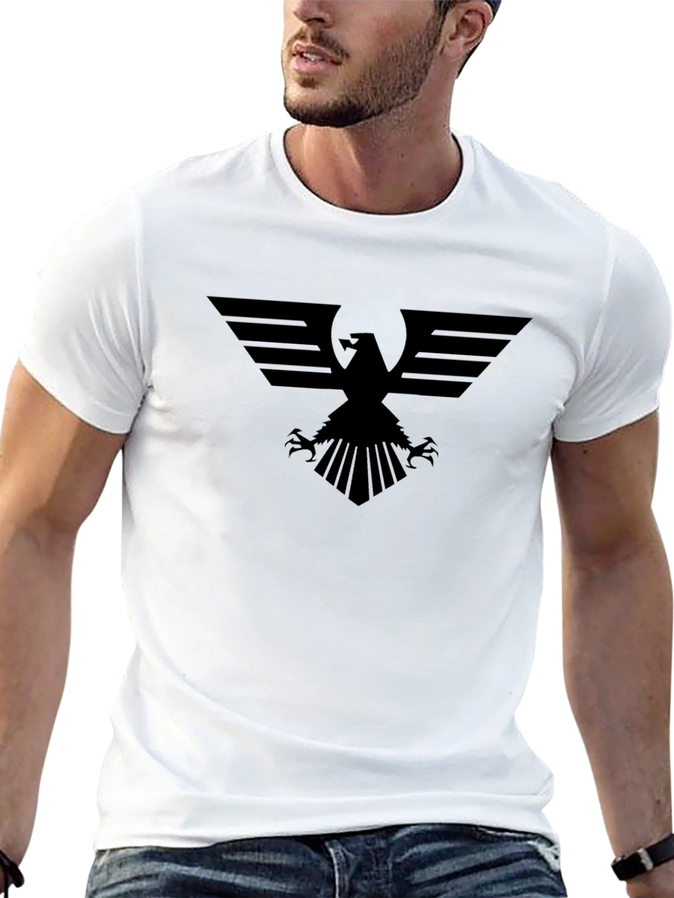 Black Eagle Graphic T-Shirt - Mens Fashion Tee