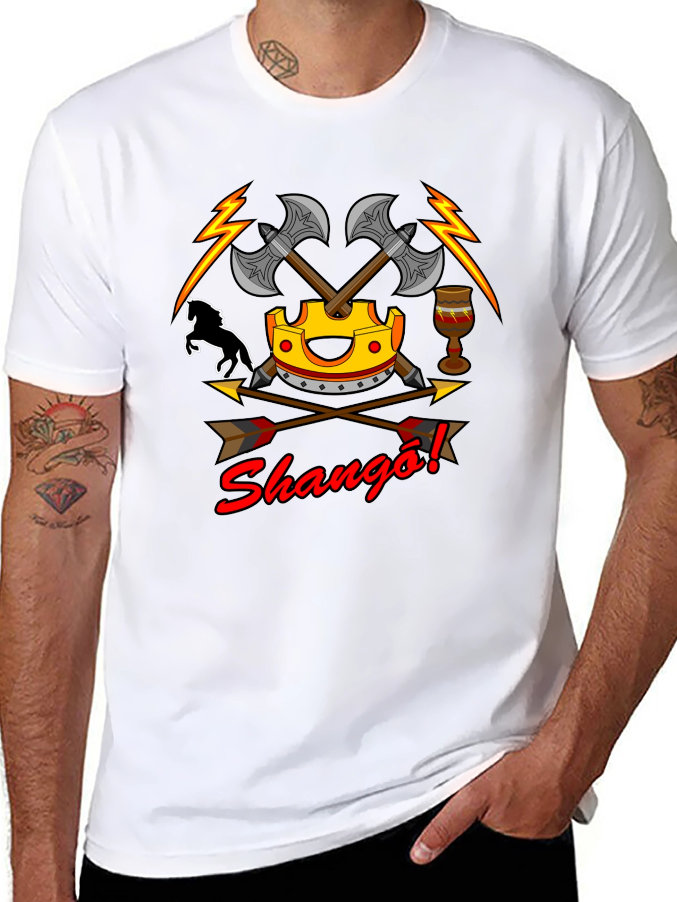 Shango T-Shirt - African Yoruba Orisha God