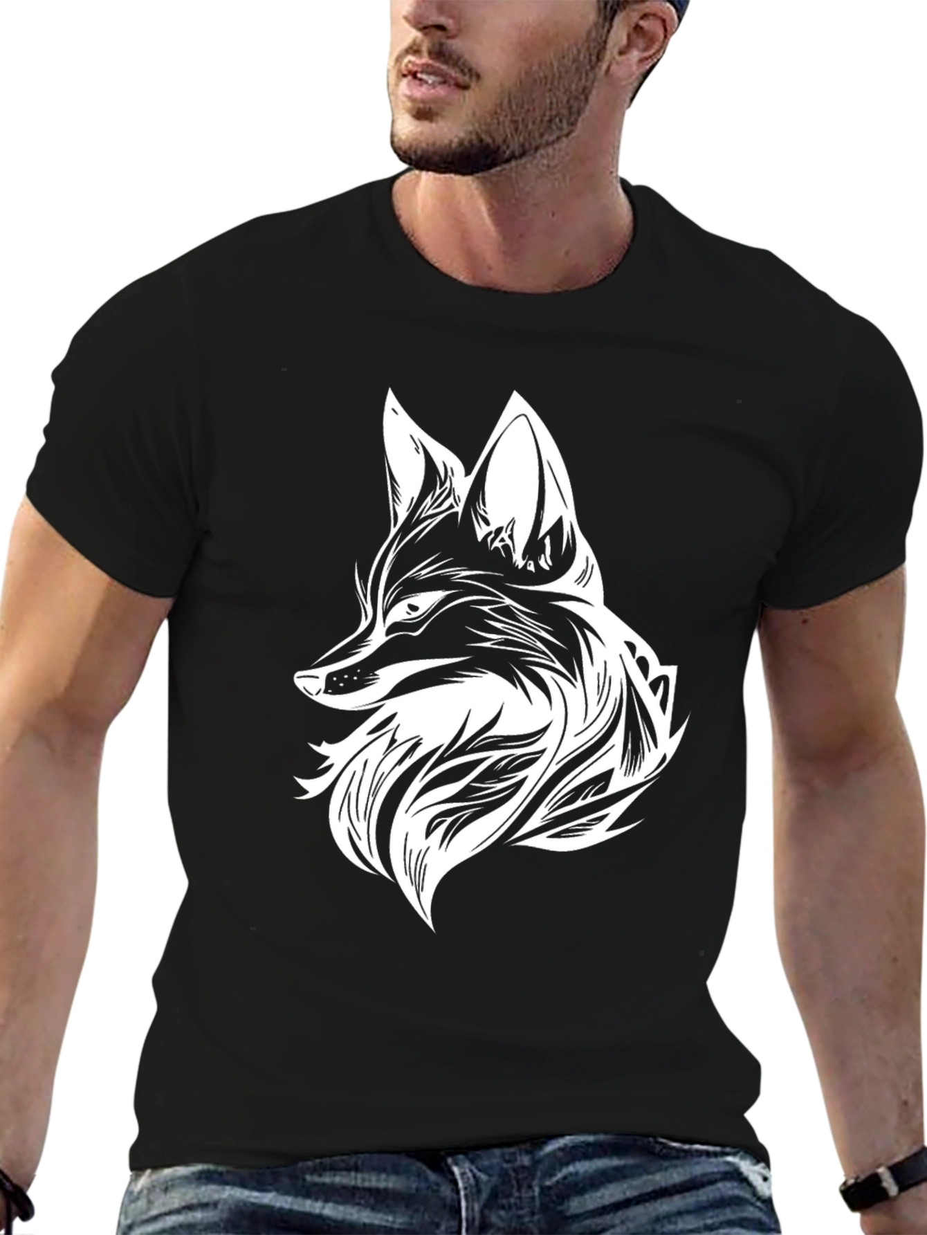Fox Graphic Tee - Mens Black T-Shirt