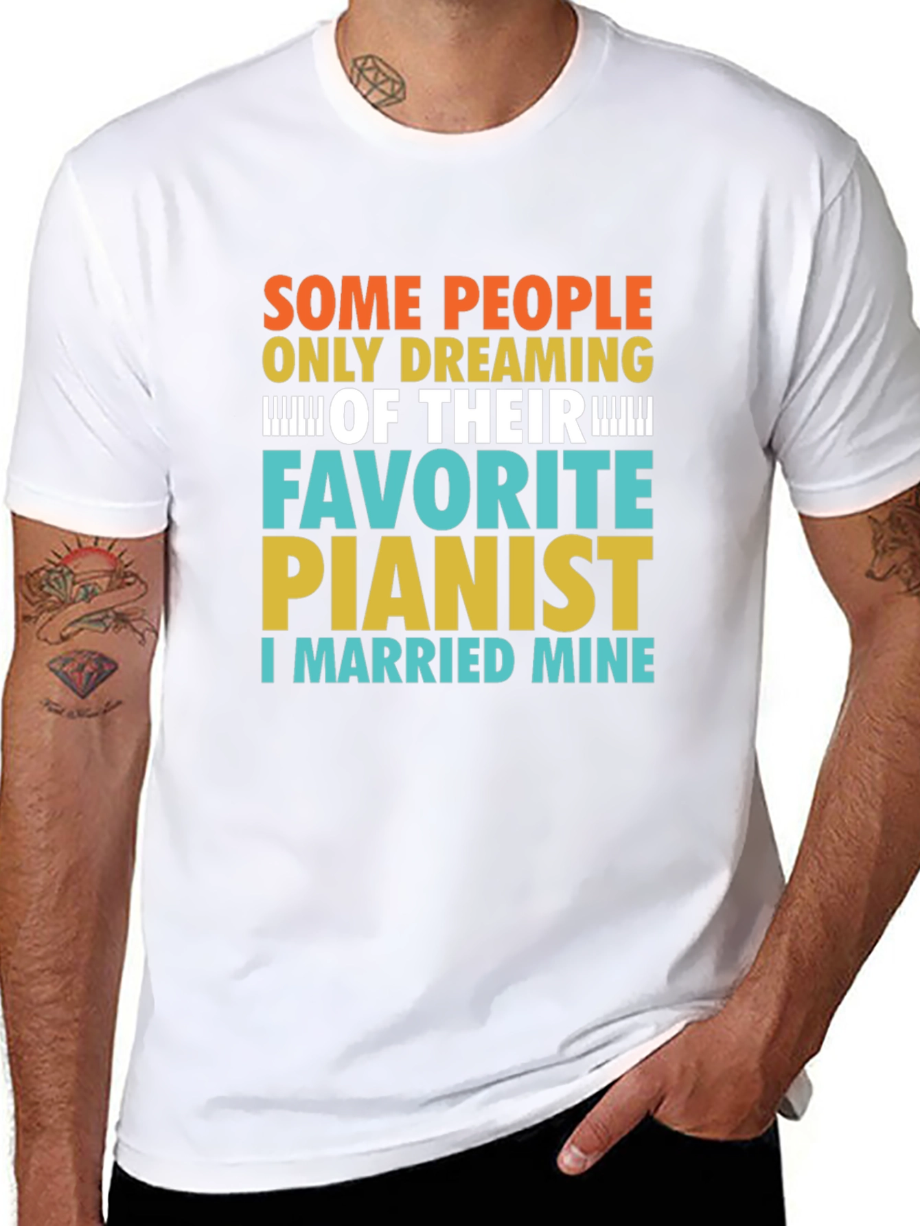 Funny Pianist T-Shirt - I Married Mine!