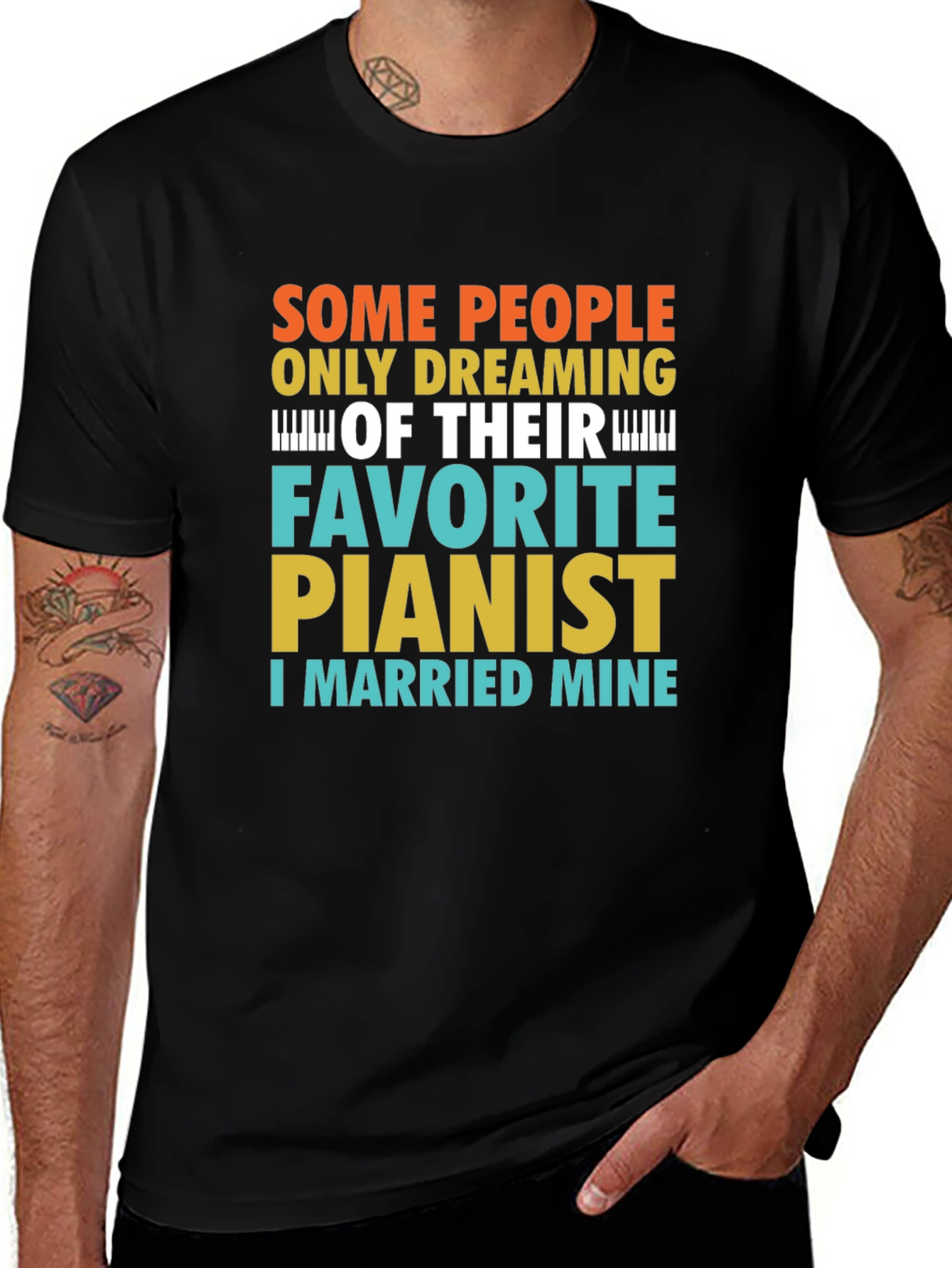 Funny Pianist T-Shirt - I Married Mine!