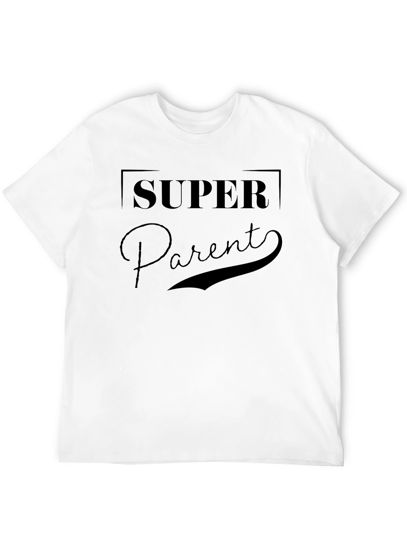 Super Parent Black T-Shirt - Gift for Parents
