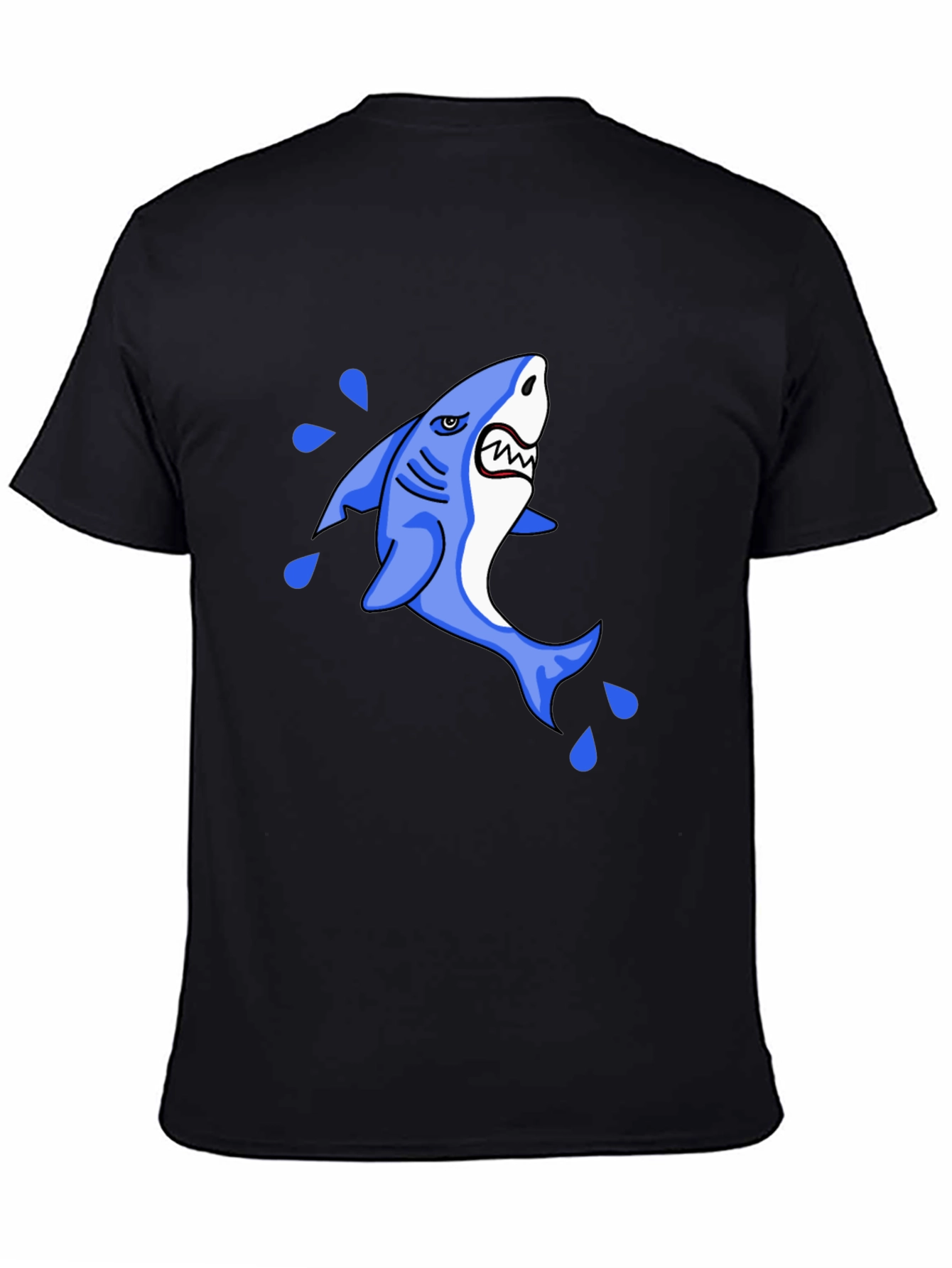 Shark Graphic Black T-Shirt