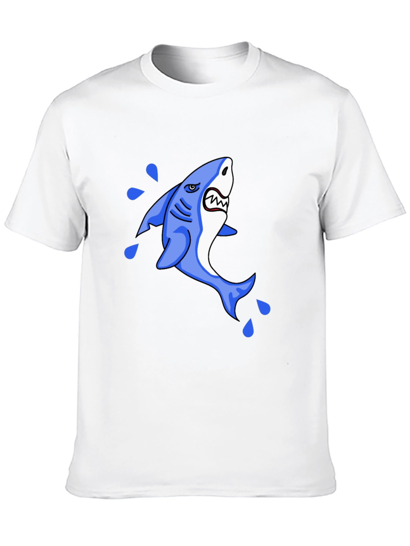 Shark Graphic Black T-Shirt